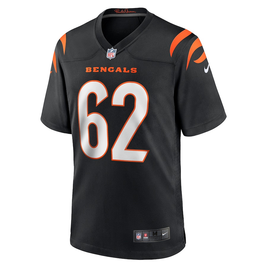 Matt Lee 62 Cincinnati Bengals Game Black NFL Jersey Men's