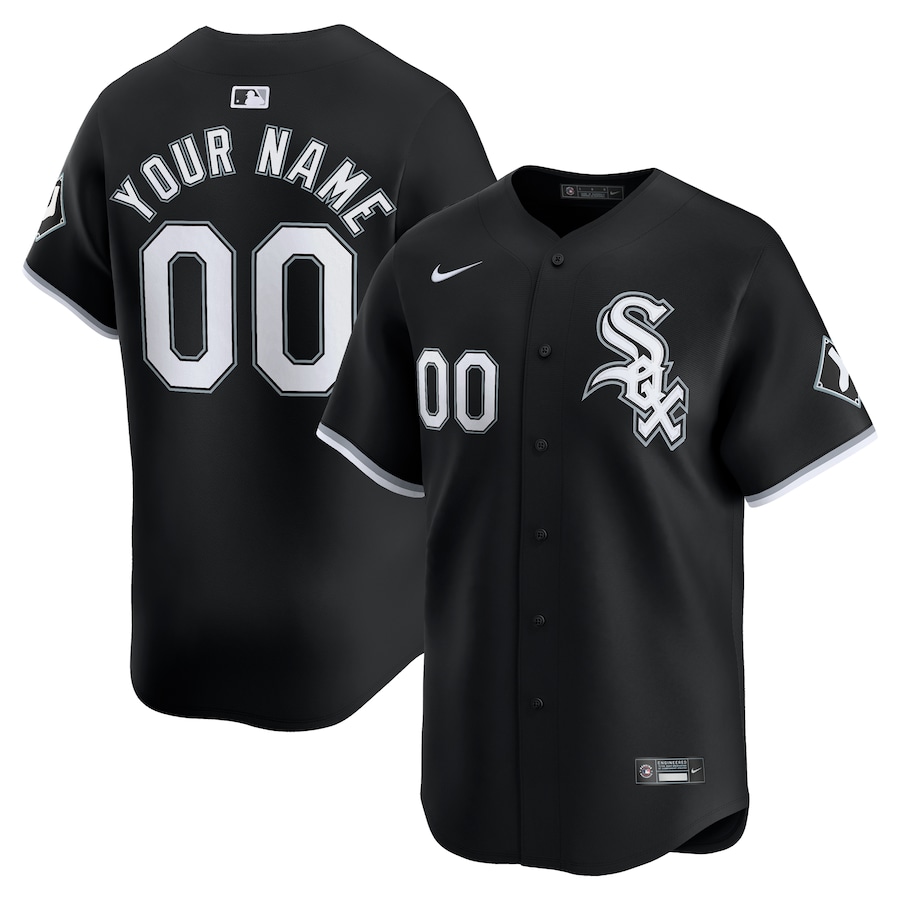 Chicago White Sox Alternate Limited Custom Jersey Black