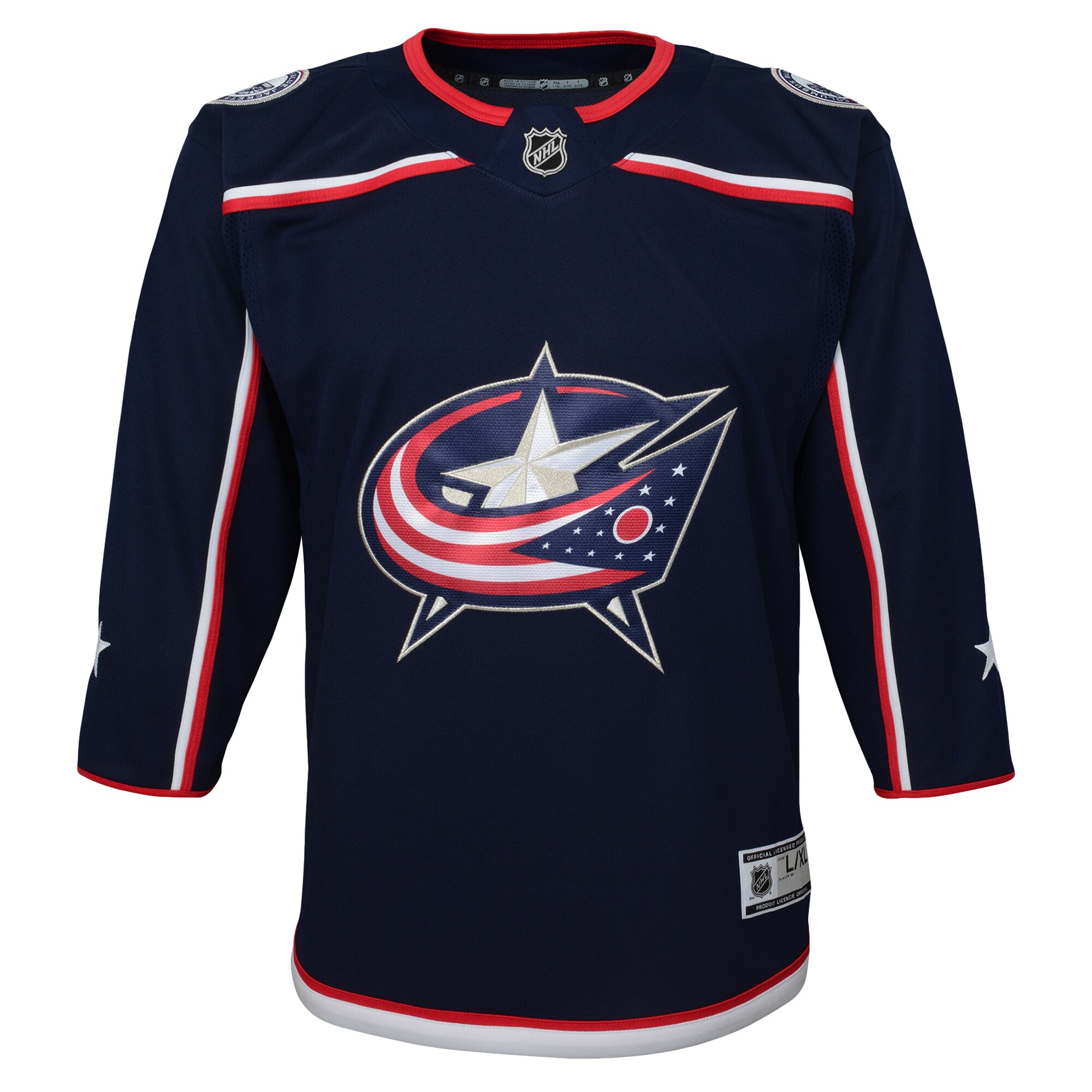 Columbus Blue Jackets Navy Home Premier NHL Jersey Youth