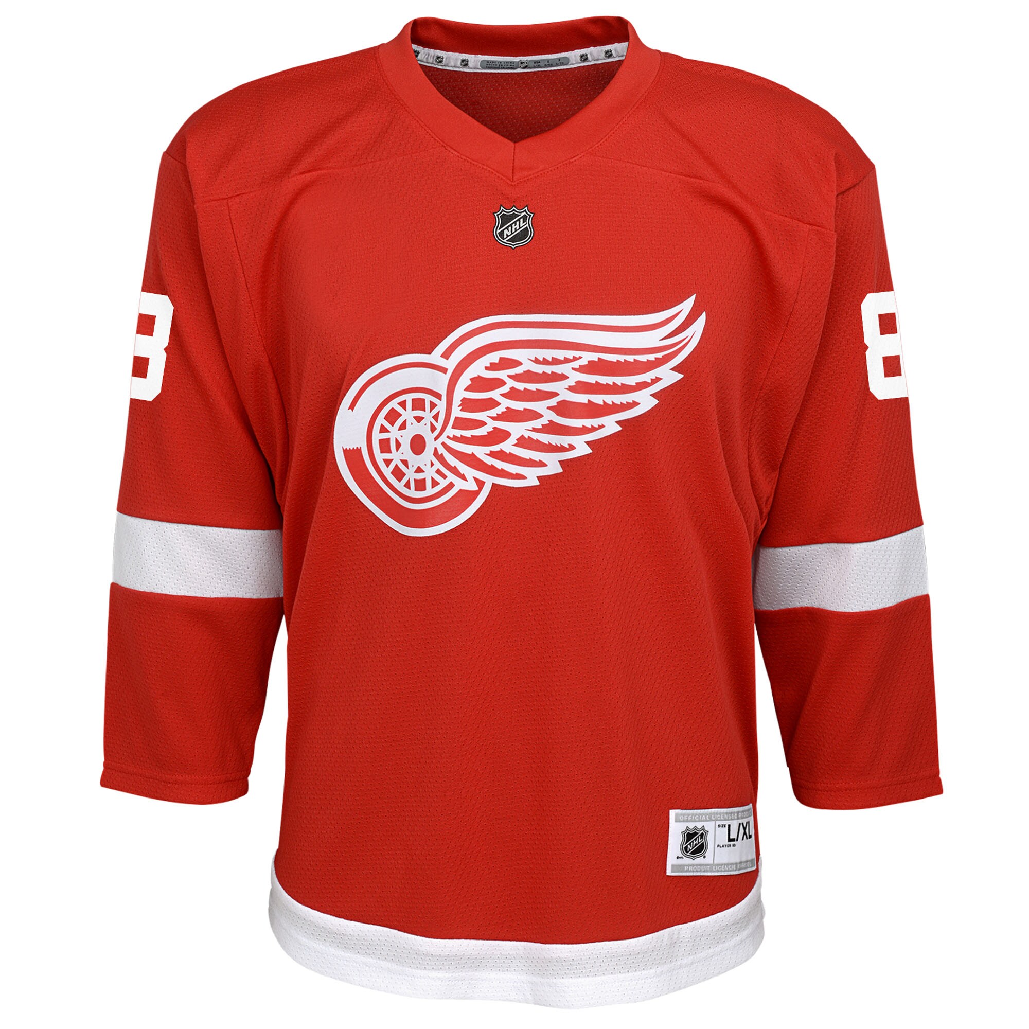 Detroit Red Wings Patrick Kane Red Alternate Player NHL Jersey Youth
