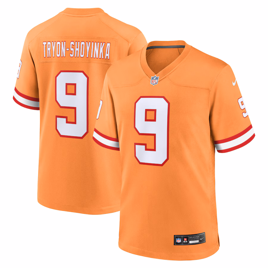 Joe Tryon-Shoyinka Tampa Bay Buccaneers Nike Throwback Game Jersey - Orange
