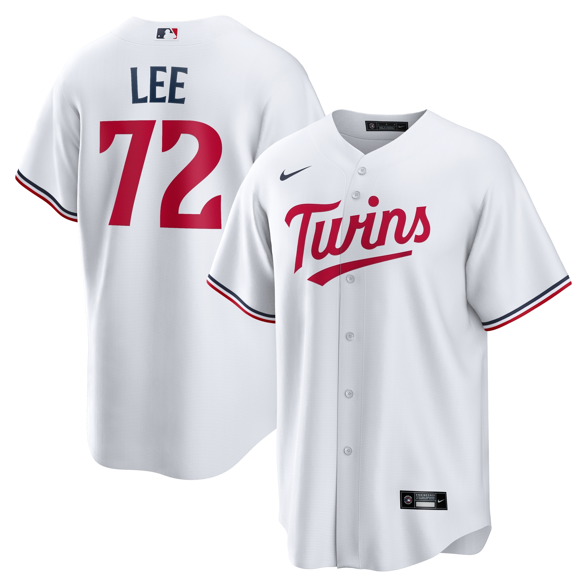 Minnesota Twins Brooks Lee White Home MLB Jersey Men's