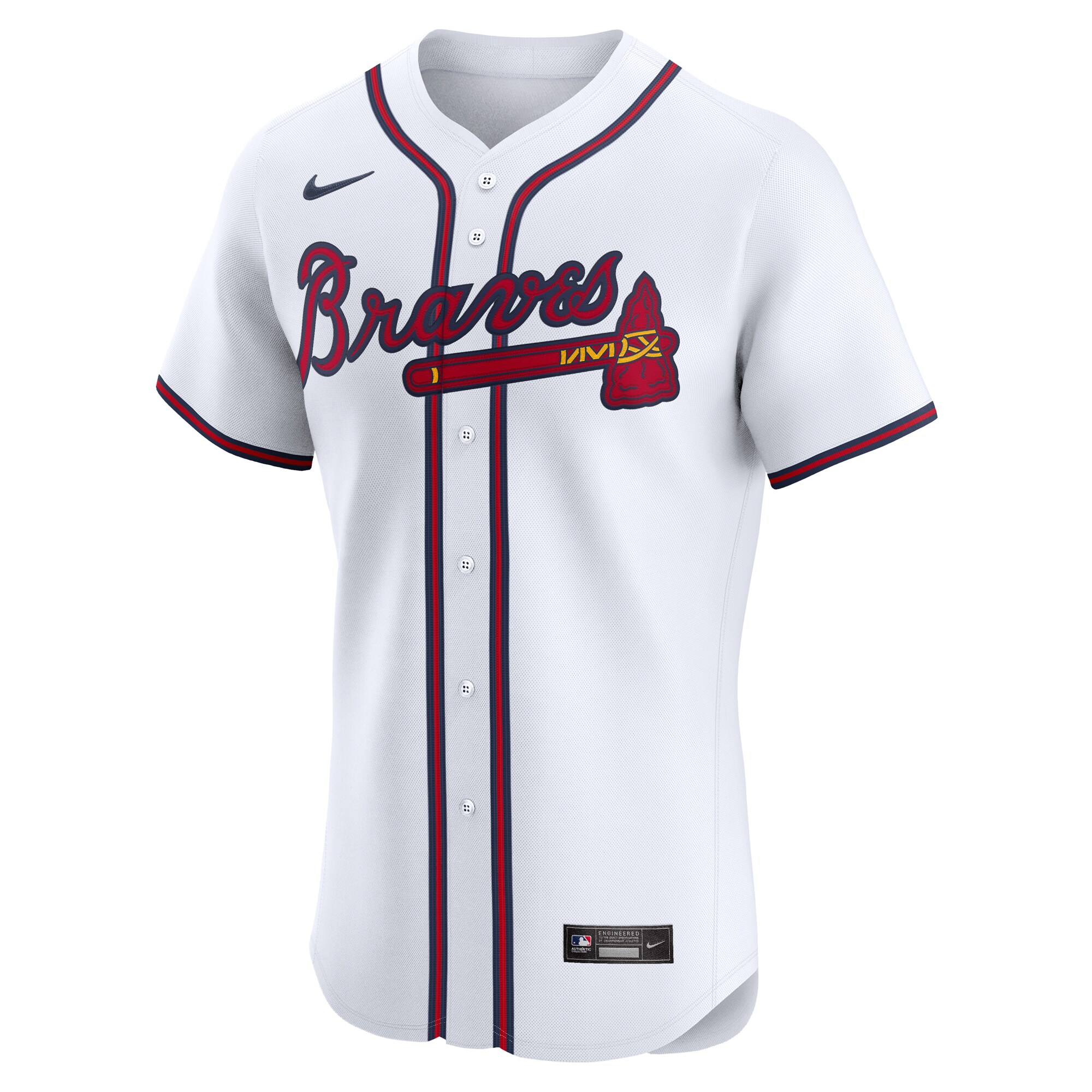 Atlanta Braves White Home Elite Pick-A-Player Retired Roster MLB Jersey Men's