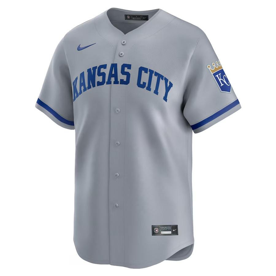Kansas City Royals Away Limited Gray MLB Jersey Men's