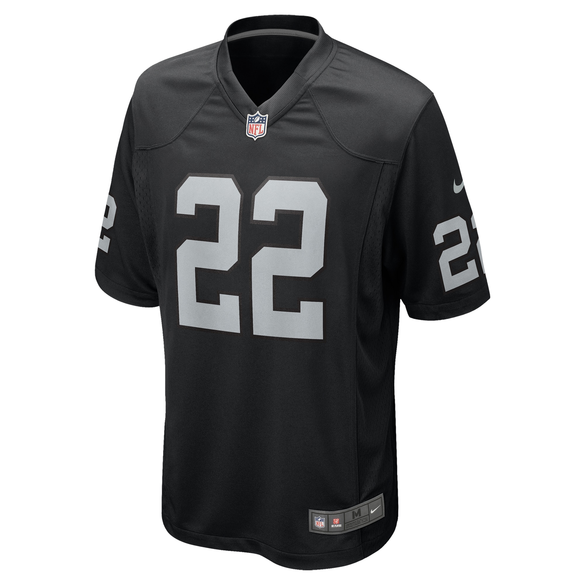 Las Vegas Raiders Alexander Mattison Black Team Game NFL Jersey Men's