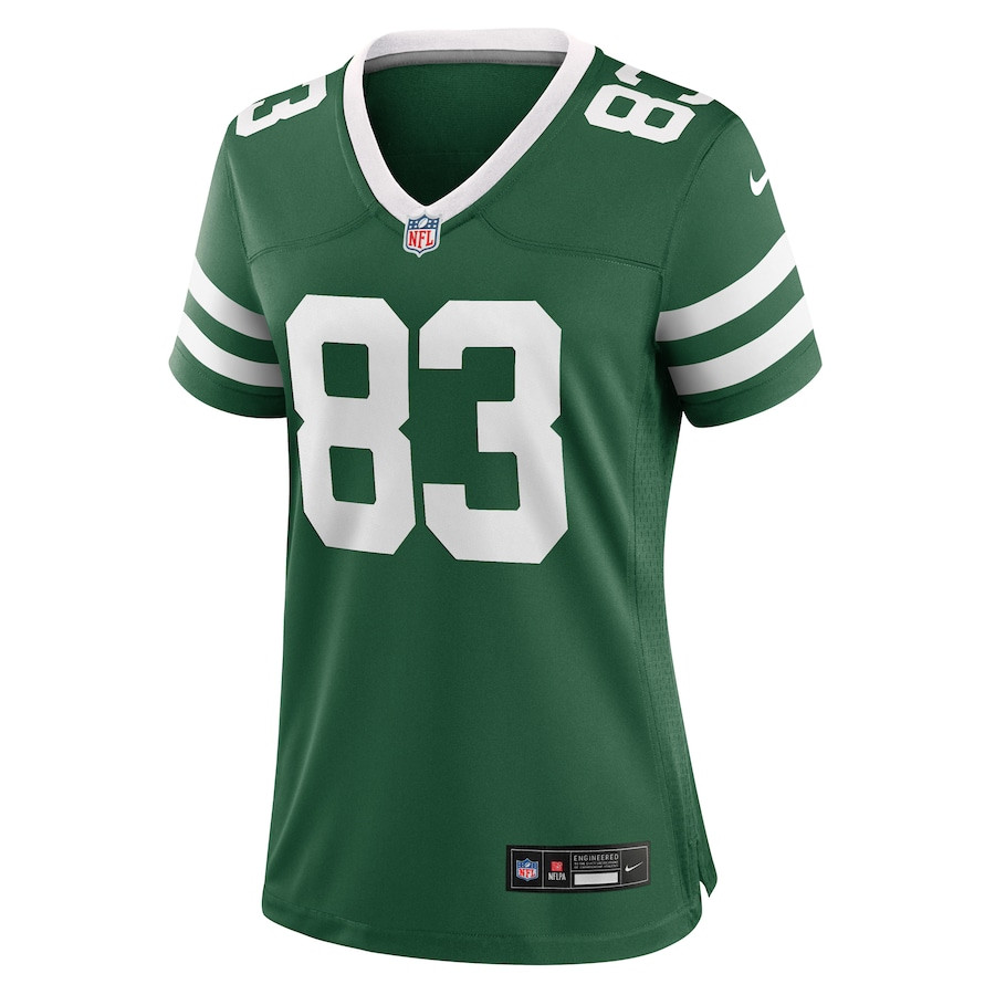 Tyler Conklin 83 New York Jets Team Game Legacy Green NFL Jersey Women's