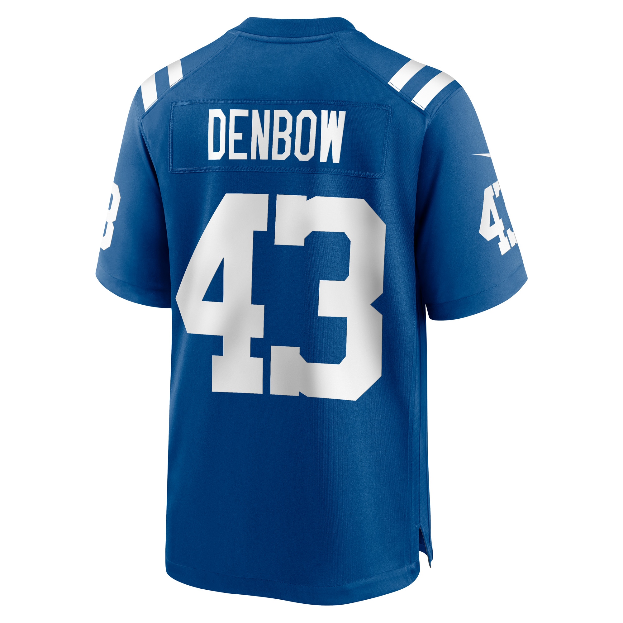 Indianapolis Colts Trevor Denbow Royal Game Player NFL Jersey Men's