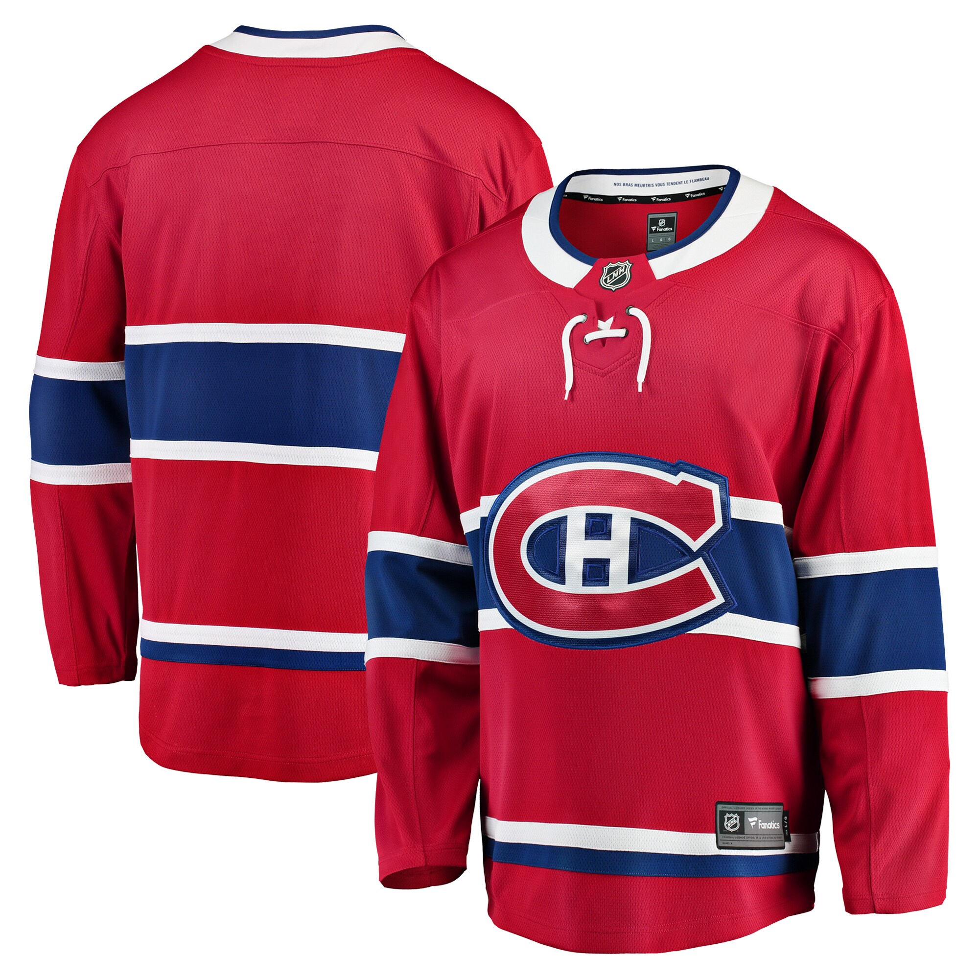 Montreal Canadiens Red Breakaway Home NHL Jersey Men's