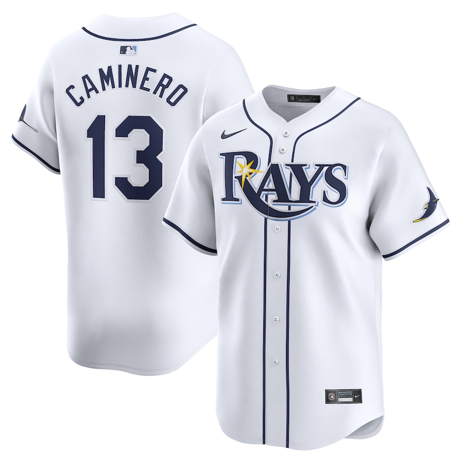 Junior Caminero Tampa Bay Rays Home Limited Player Jersey White