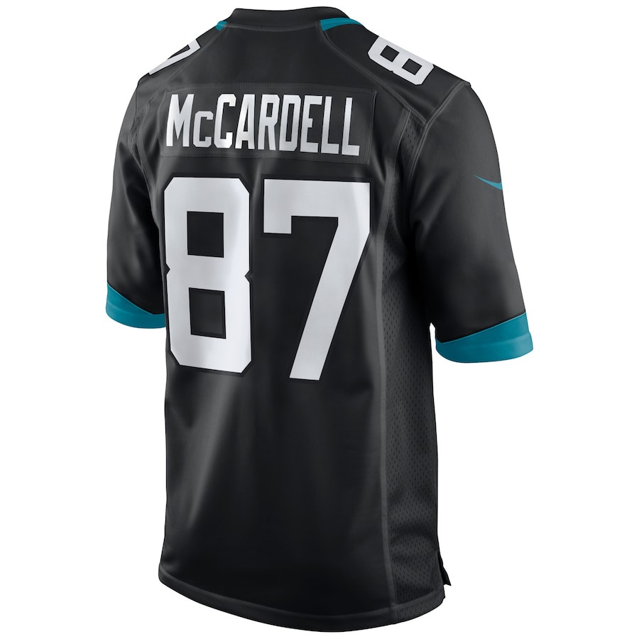 Keenan McCardell 87 Jacksonville Jaguars Game Retired Black NFL Jersey Men's