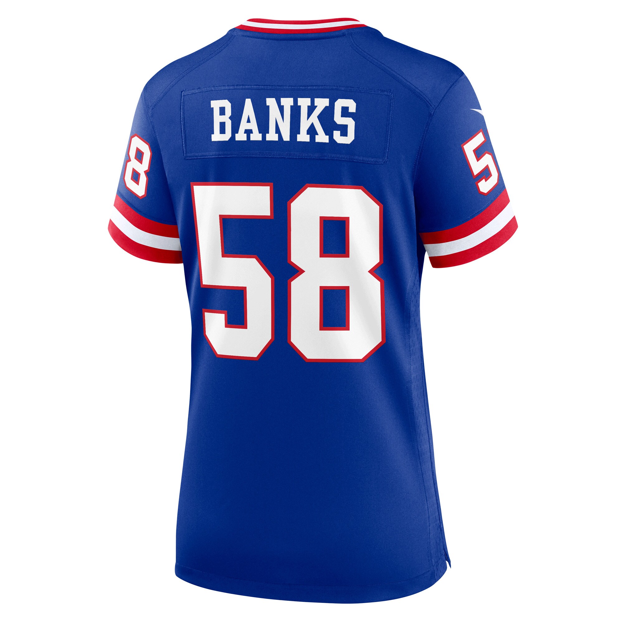New York Giants Carl Banks Royal Classic Retired Player Game NFL Jersey Women's