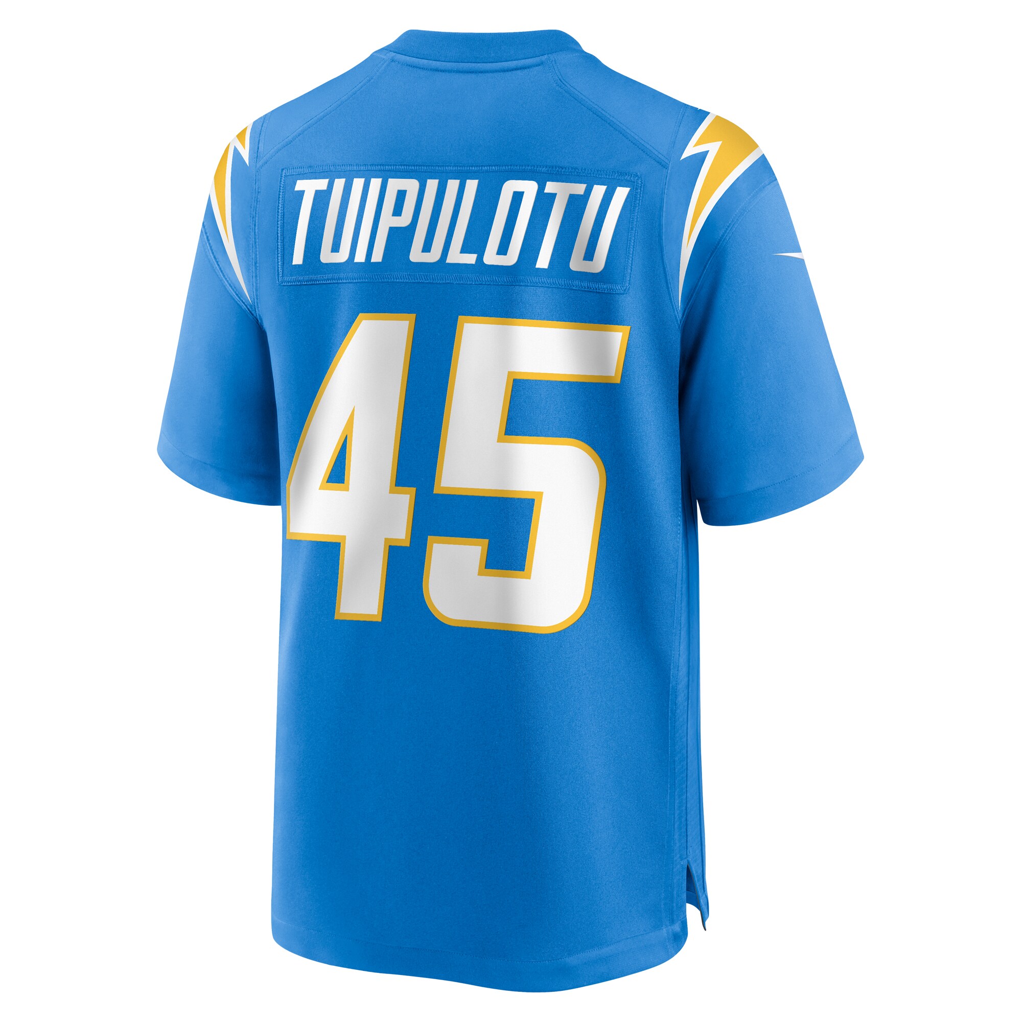 Los Angeles Chargers Tuli Tuipulotu Powder Blue Team Game NFL Jersey Men's