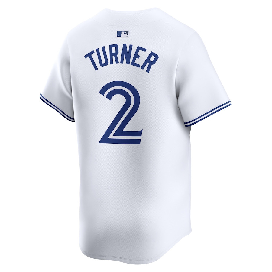 Justin Turner 2 Toronto Blue Jays Home Limited Player White MLB Jersey Men's