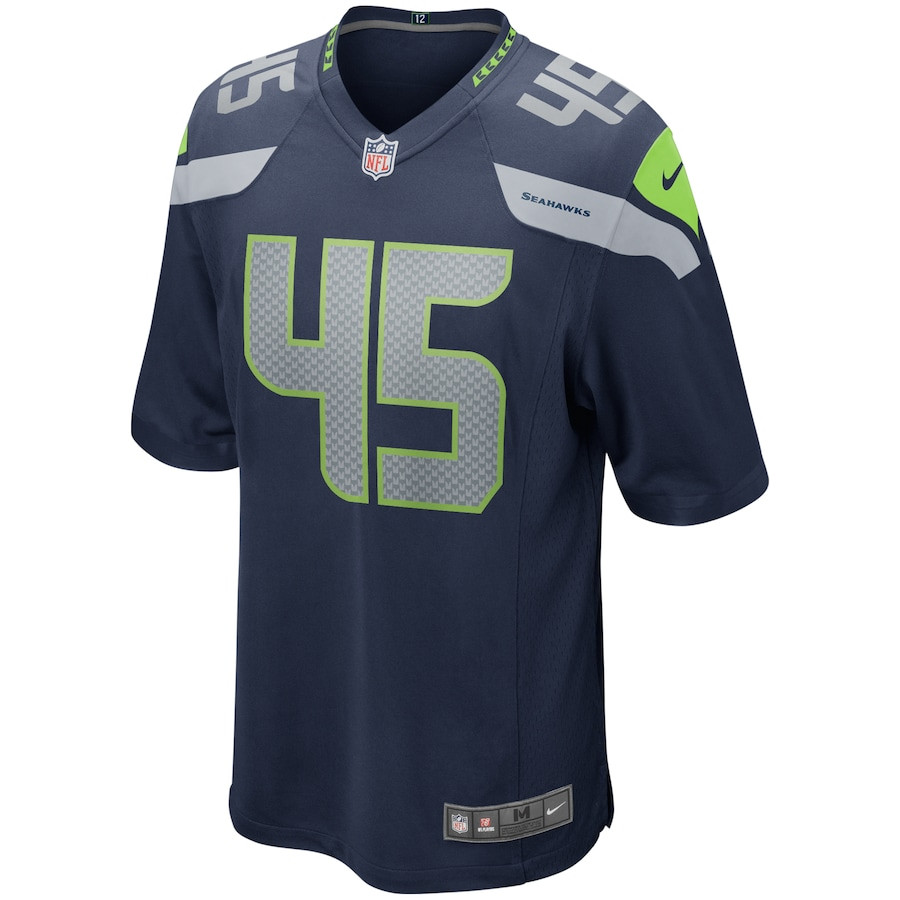 Kenny Easley 45 Seattle Seahawks Game Retired College Navy NFL Jersey Men's