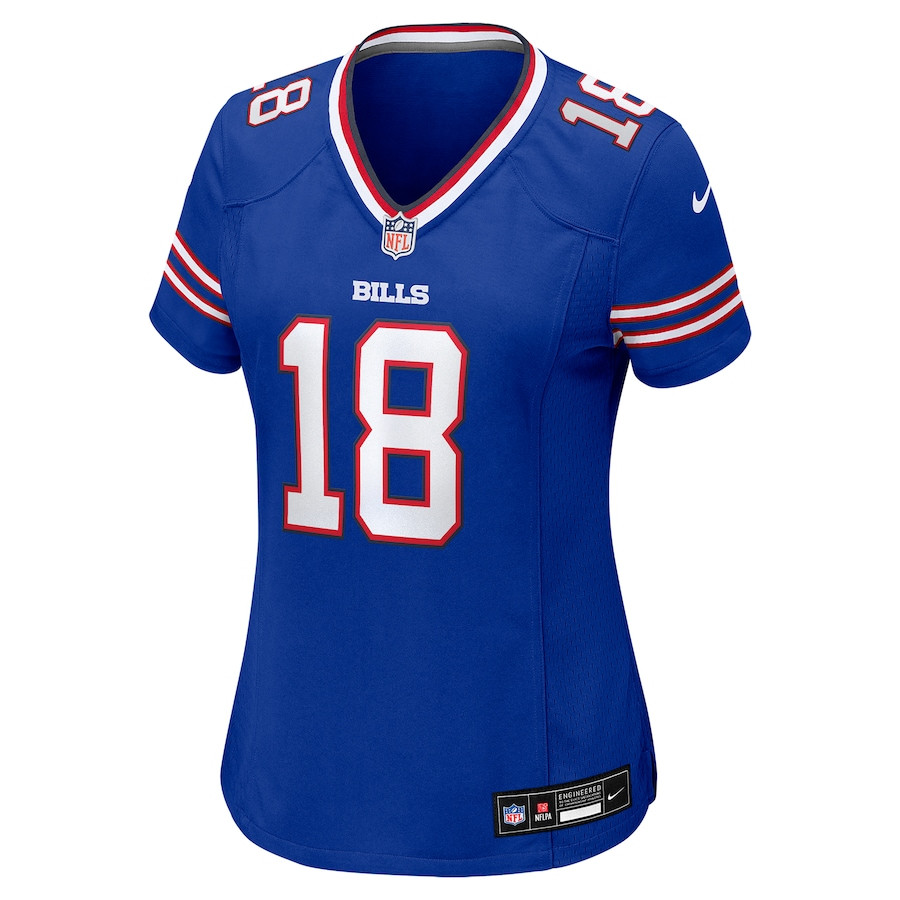 Amari Cooper 18 Buffalo Bills Game Royal NFL Jersey Women's