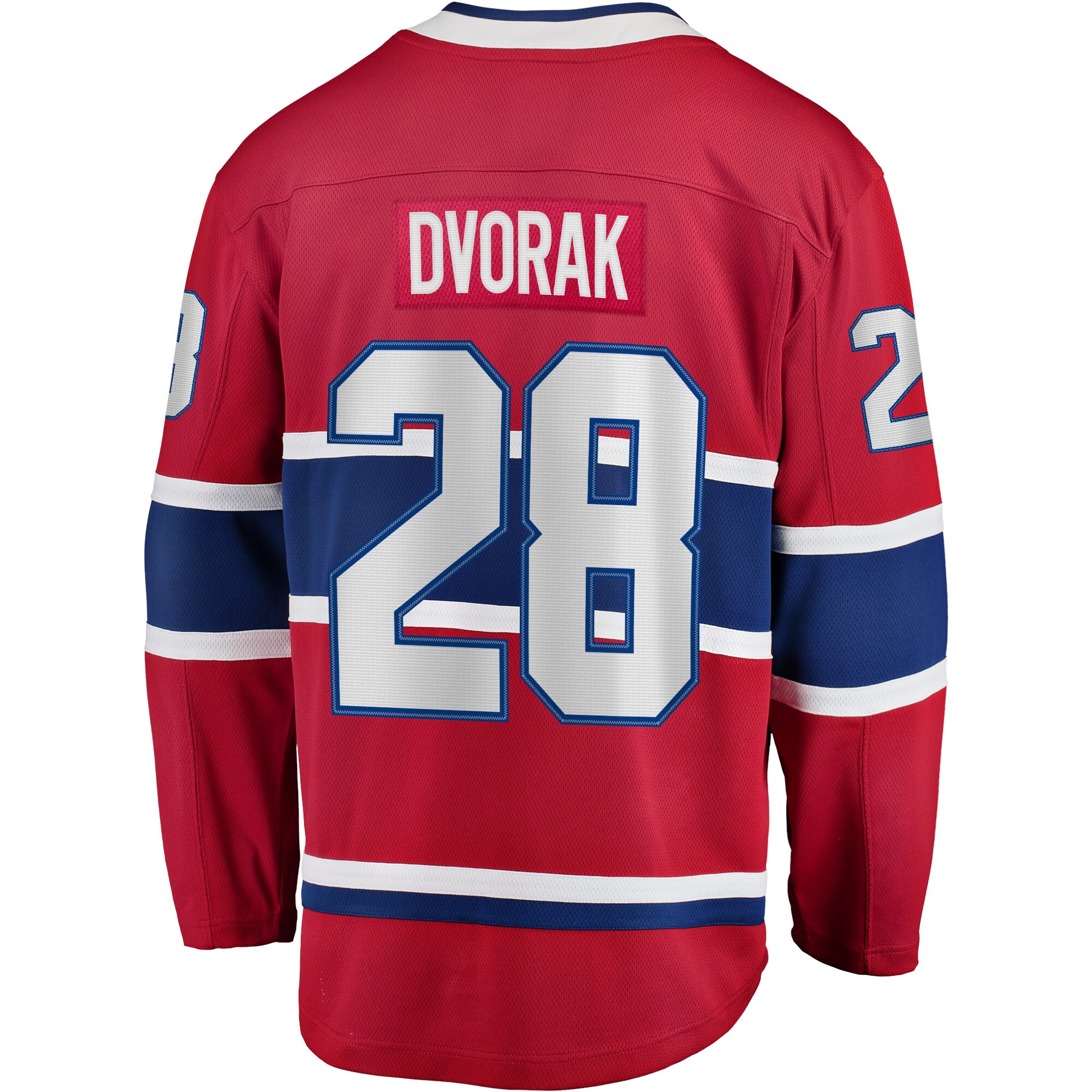 Montreal Canadiens Christian Dvorak Red Home Breakaway Player NHL Jersey Men's