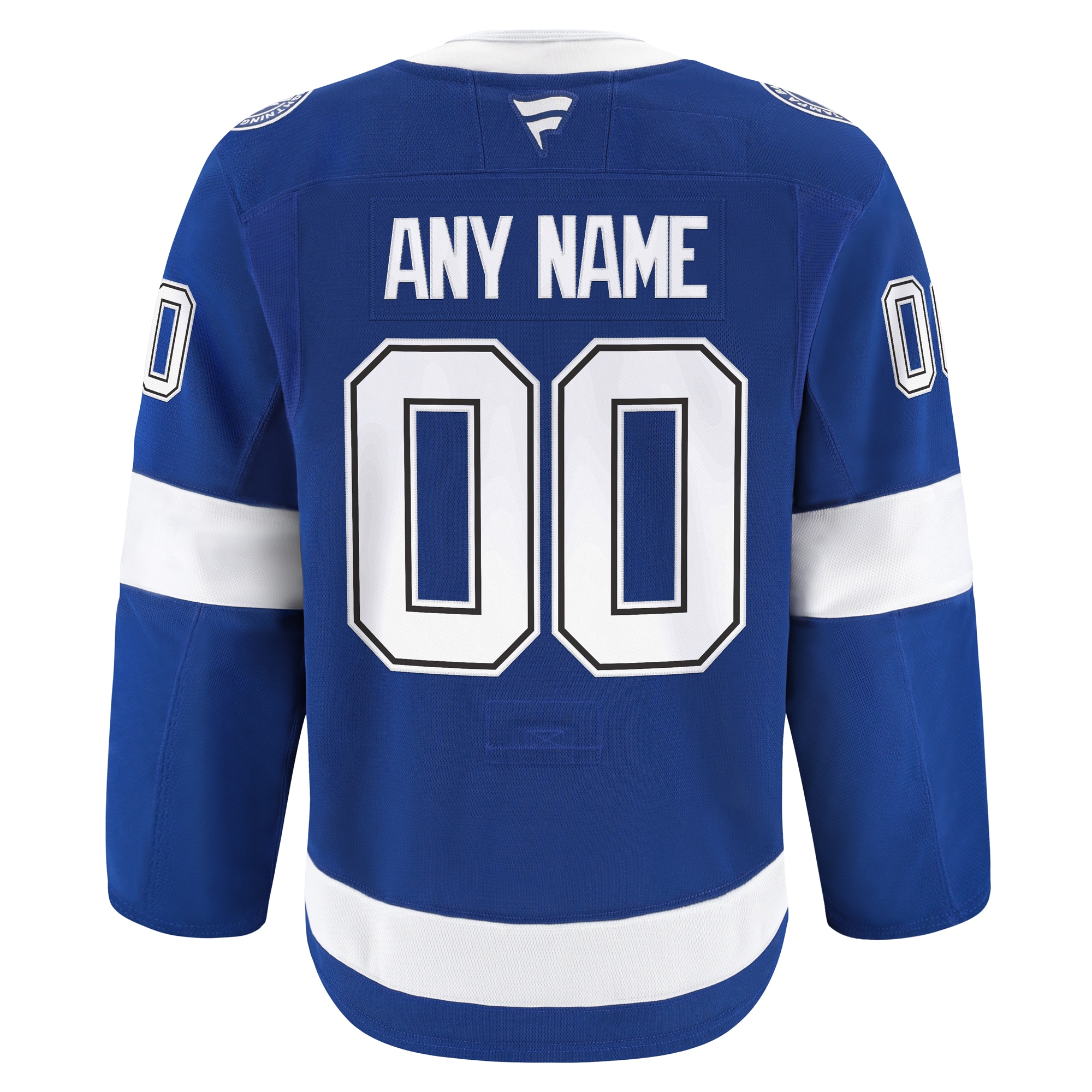 Tampa Bay Lightning Blue Home Pro Custom NHL Jersey Men's