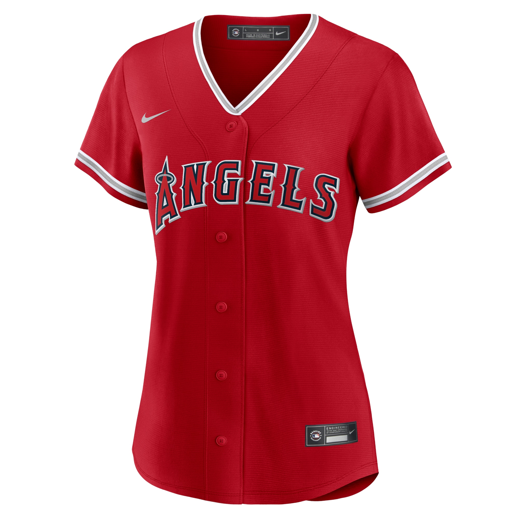 Los Angeles Angels Red Alternate Team MLB Jersey Women's