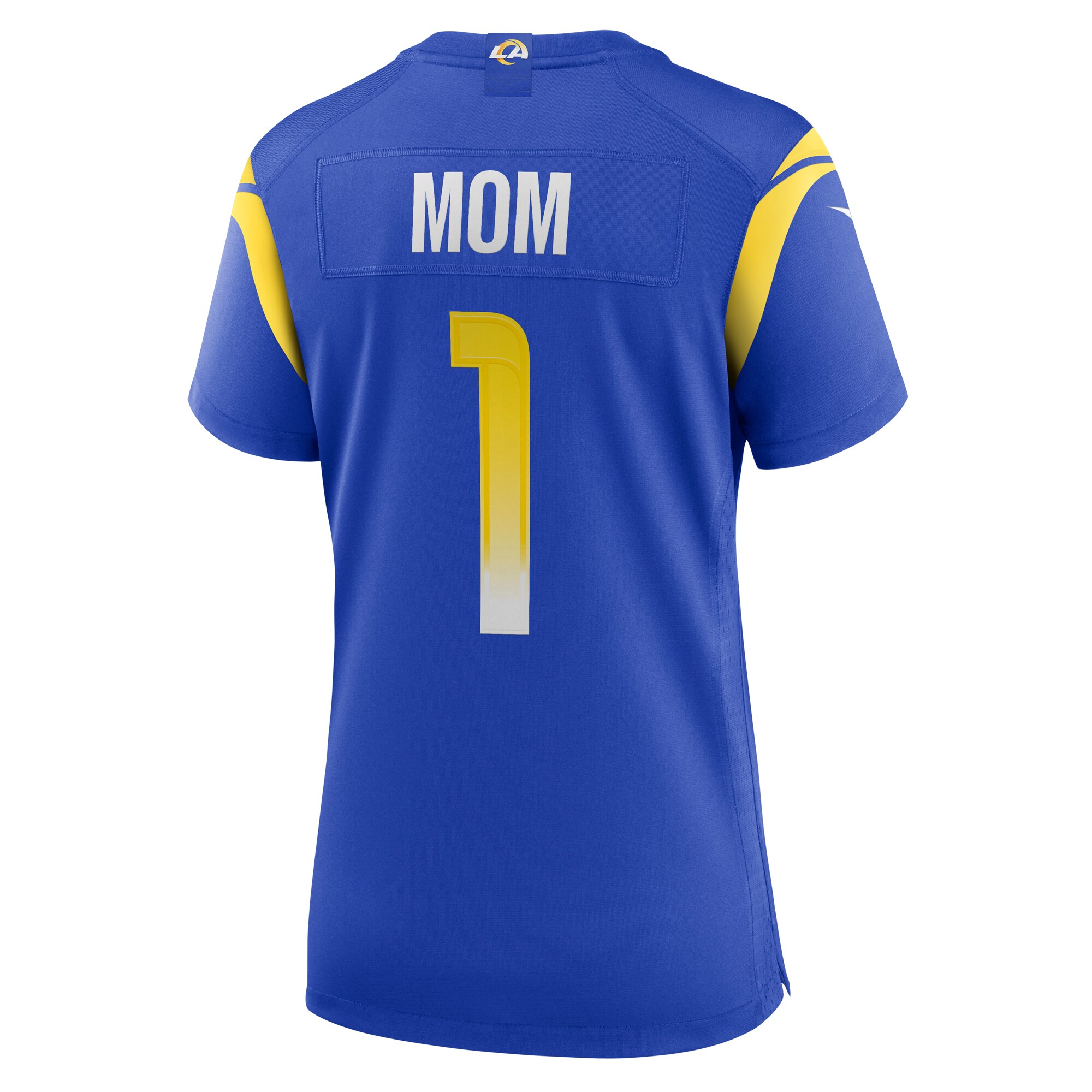 Los Angeles Rams Number 1 Mom Royal Game NFL Jersey Women's