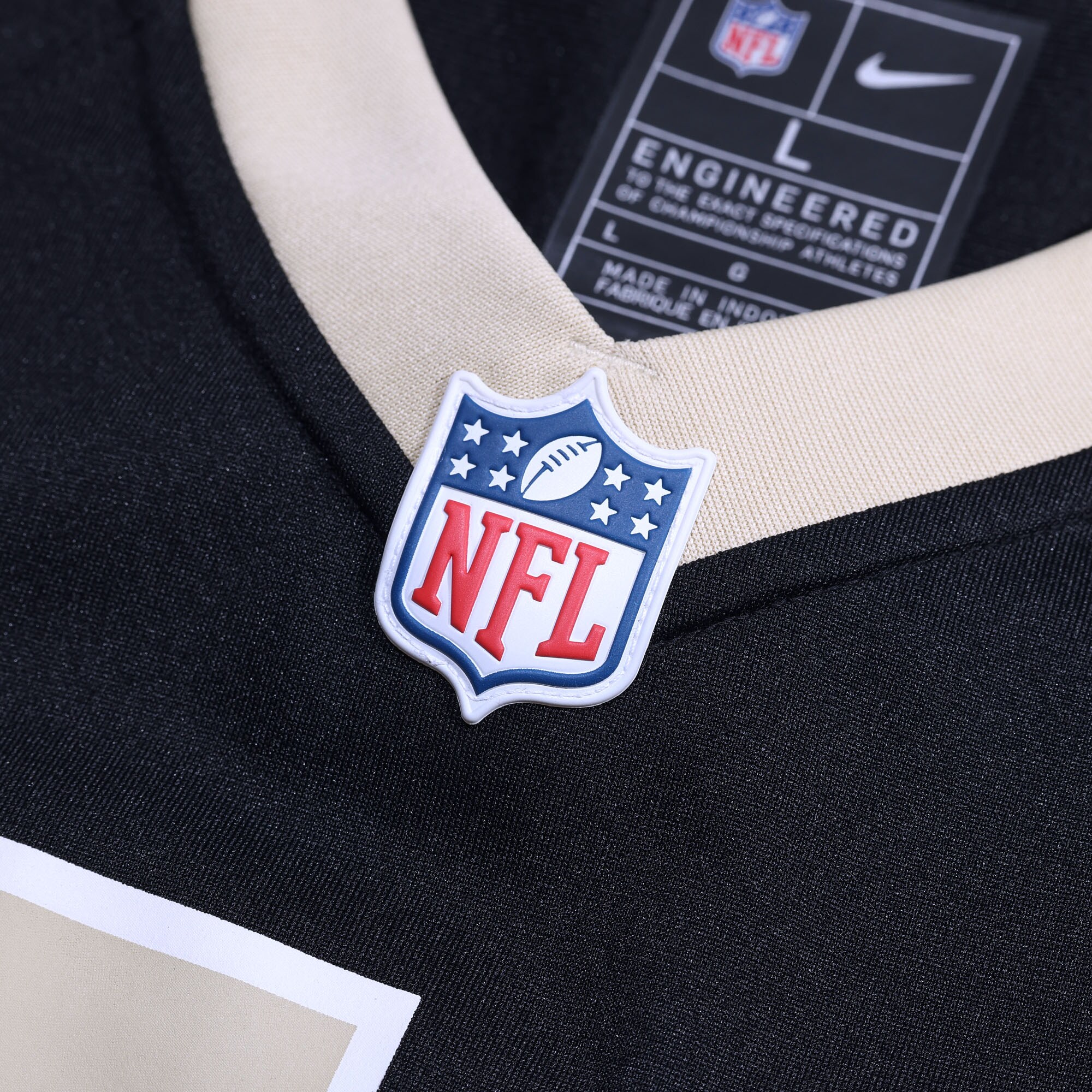 New Orleans Saints Rashid Shaheed Black Game Player NFL Jersey Men's