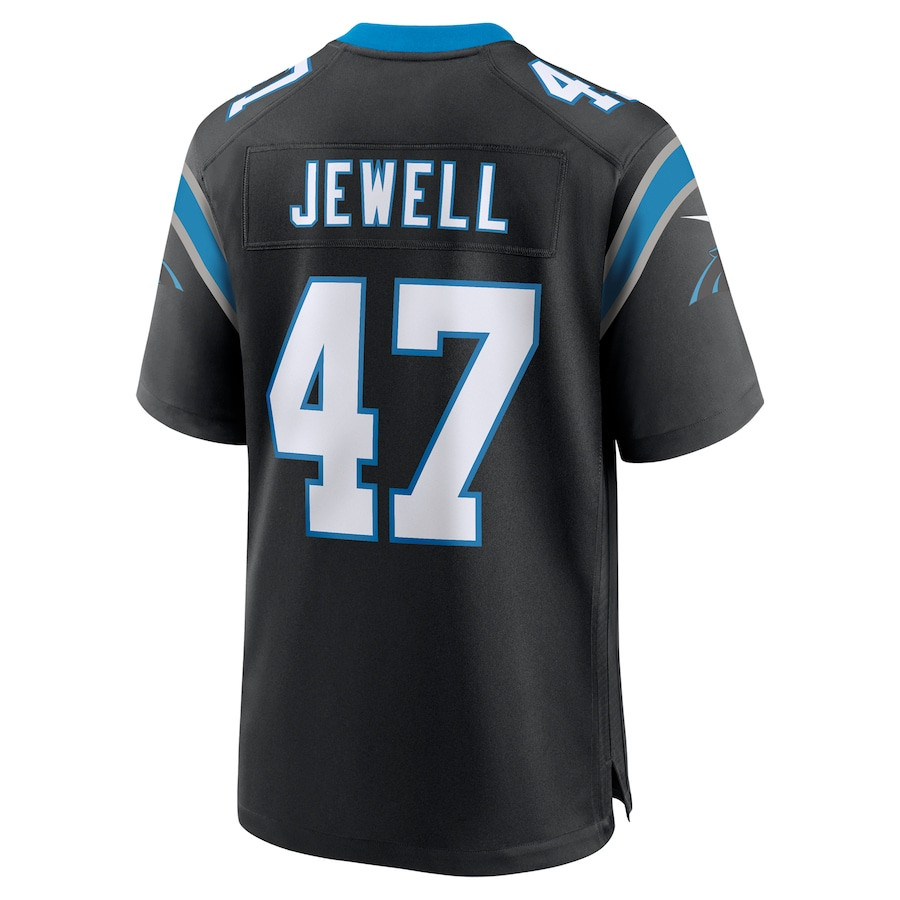 Josey Jewell 47 Carolina Panthers Game Black NFL Jersey Men's