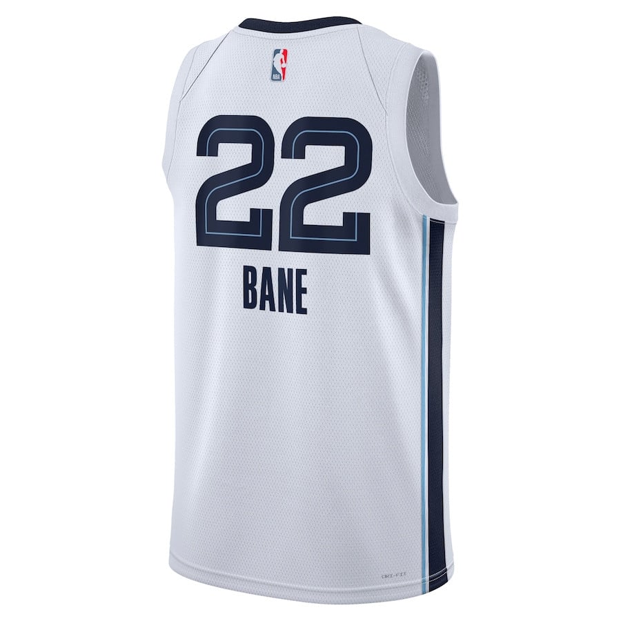 Desmond Bane 22 Memphis Grizzlies Unisex Swingman Badge Player Association Editio White NBA Jersey Unisex