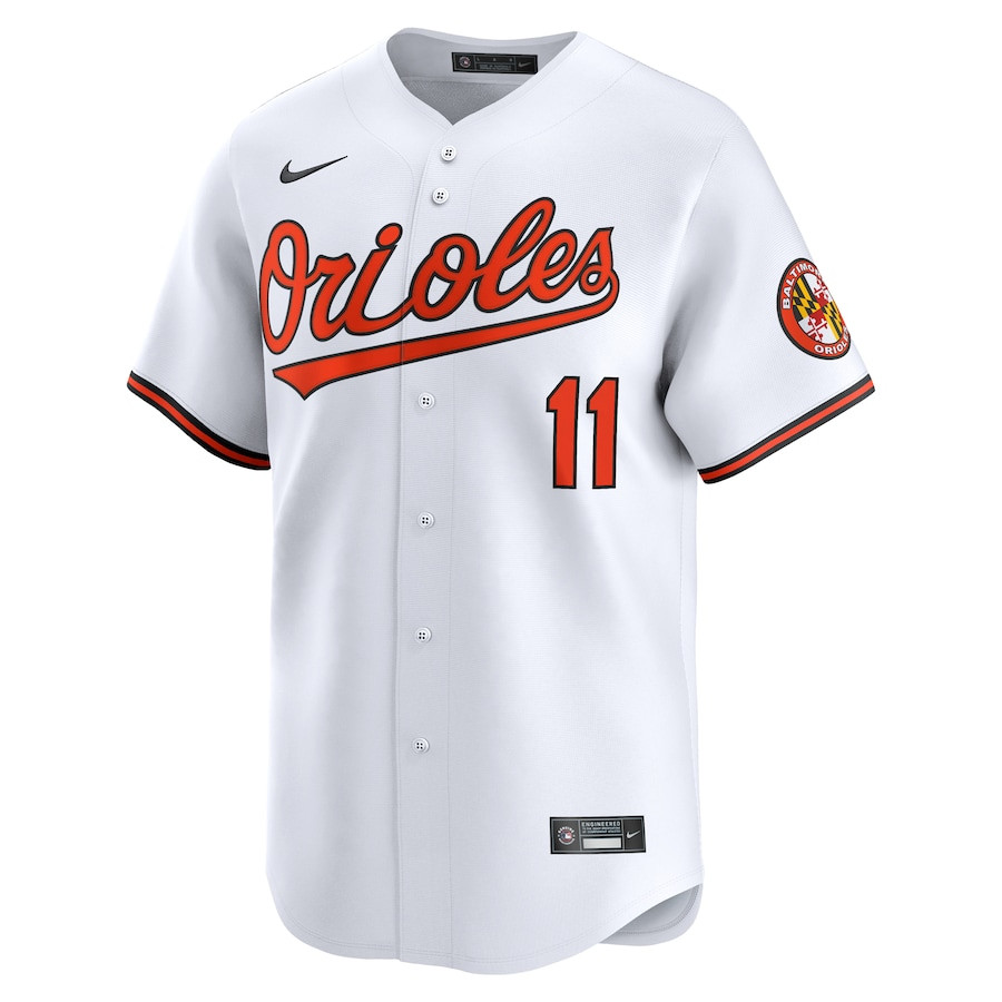 Jordan Westburg 11 Baltimore Orioles Home Limited White MLB Jersey Men's