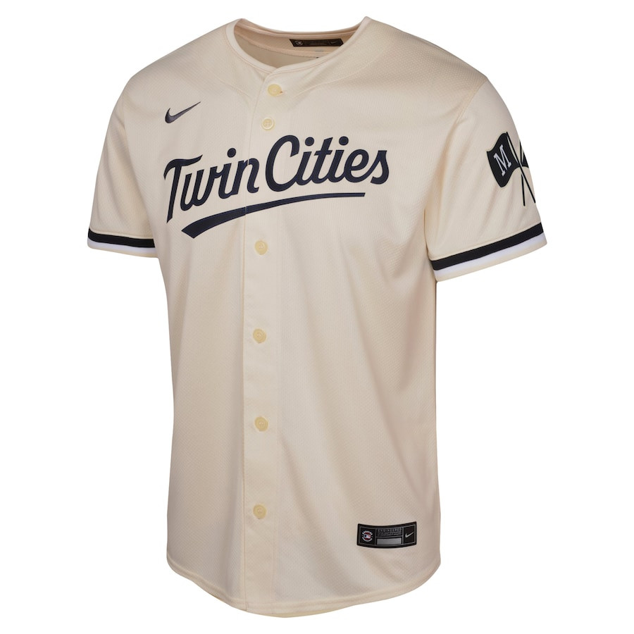 Minnesota Twins Alternate Limited Cream MLB Jersey Youth