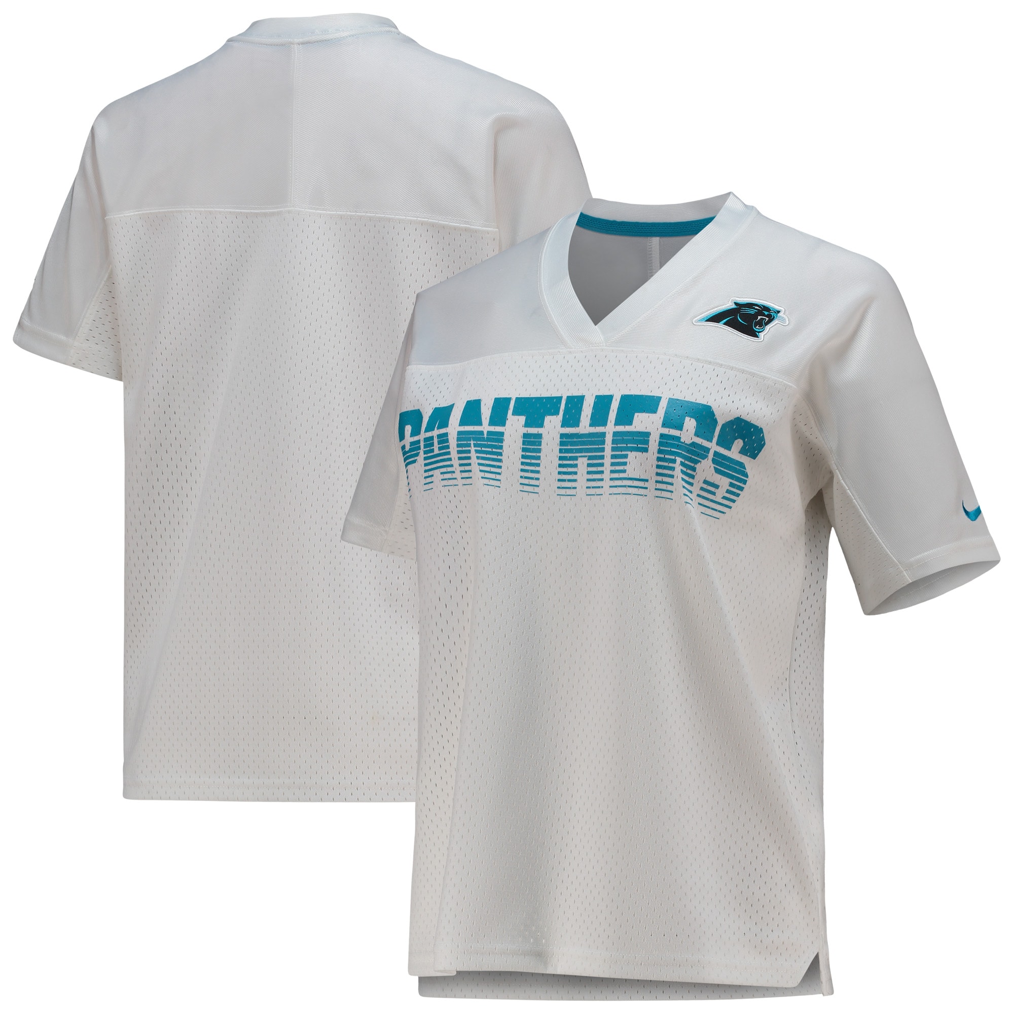 Carolina Panthers White Fan NFL Jersey Women's