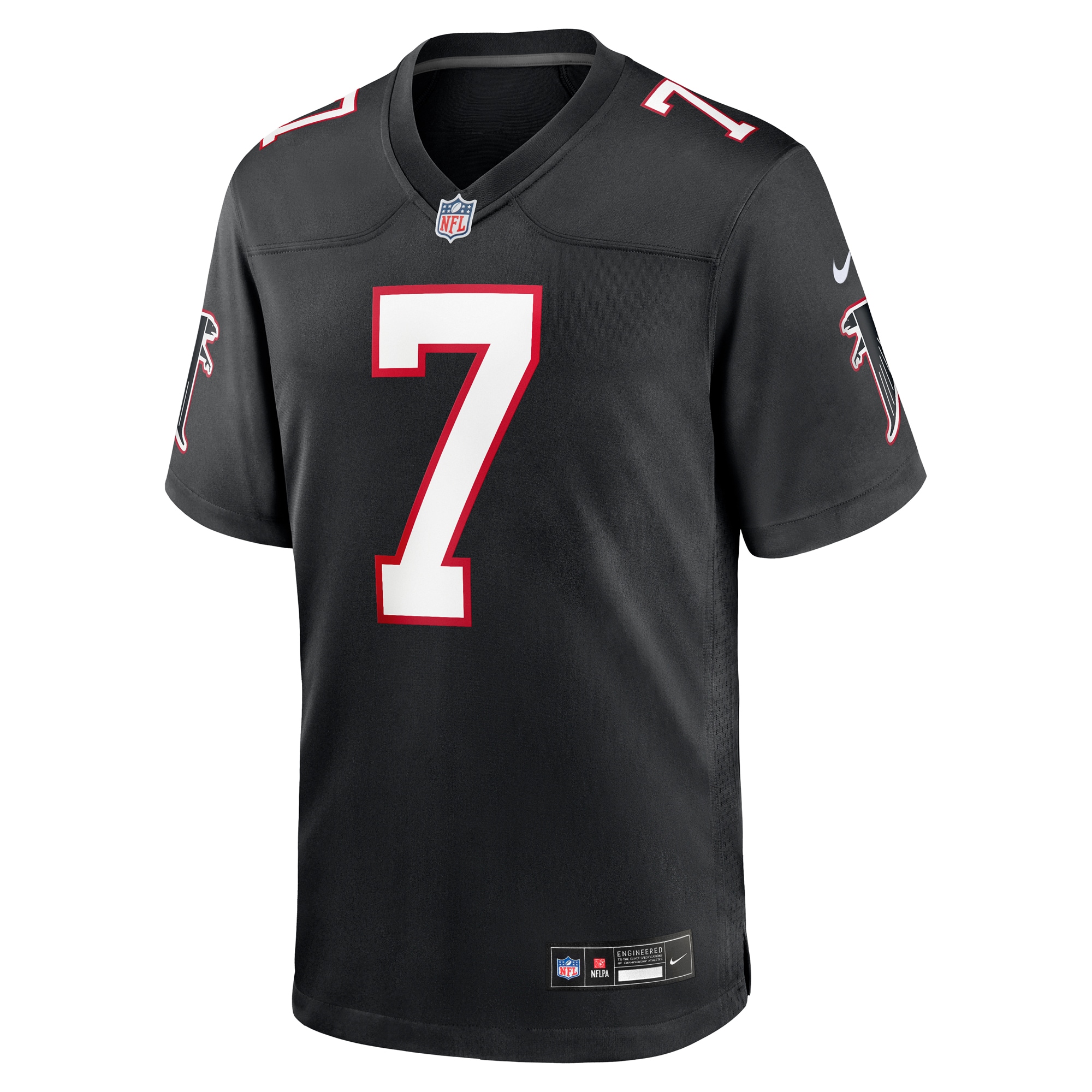 Atlanta Falcons Bijan Robinson Black Throwback Game NFL Jersey Men's