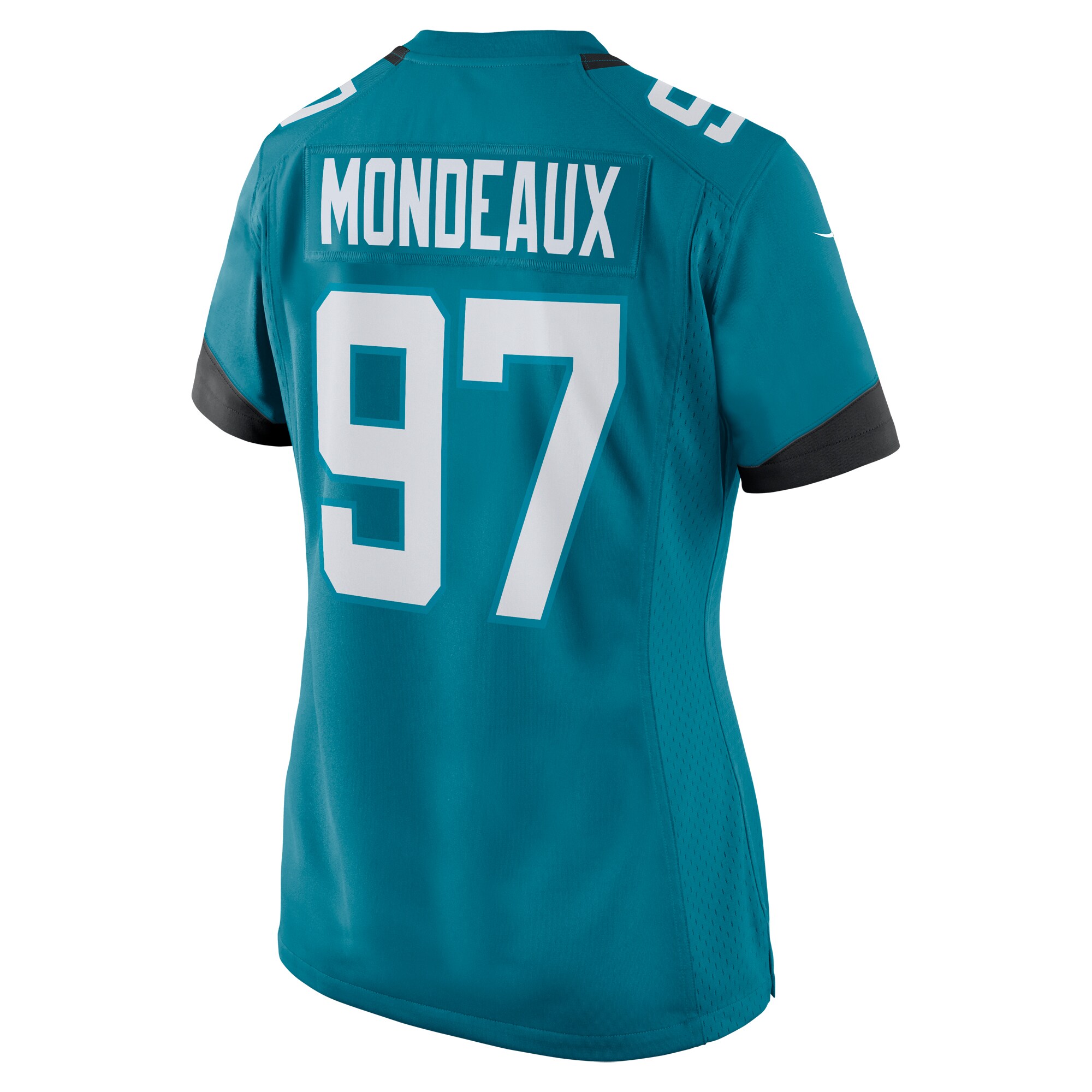 Jacksonville Jaguars Henry Mondeaux Teal Game NFL Jersey Women's