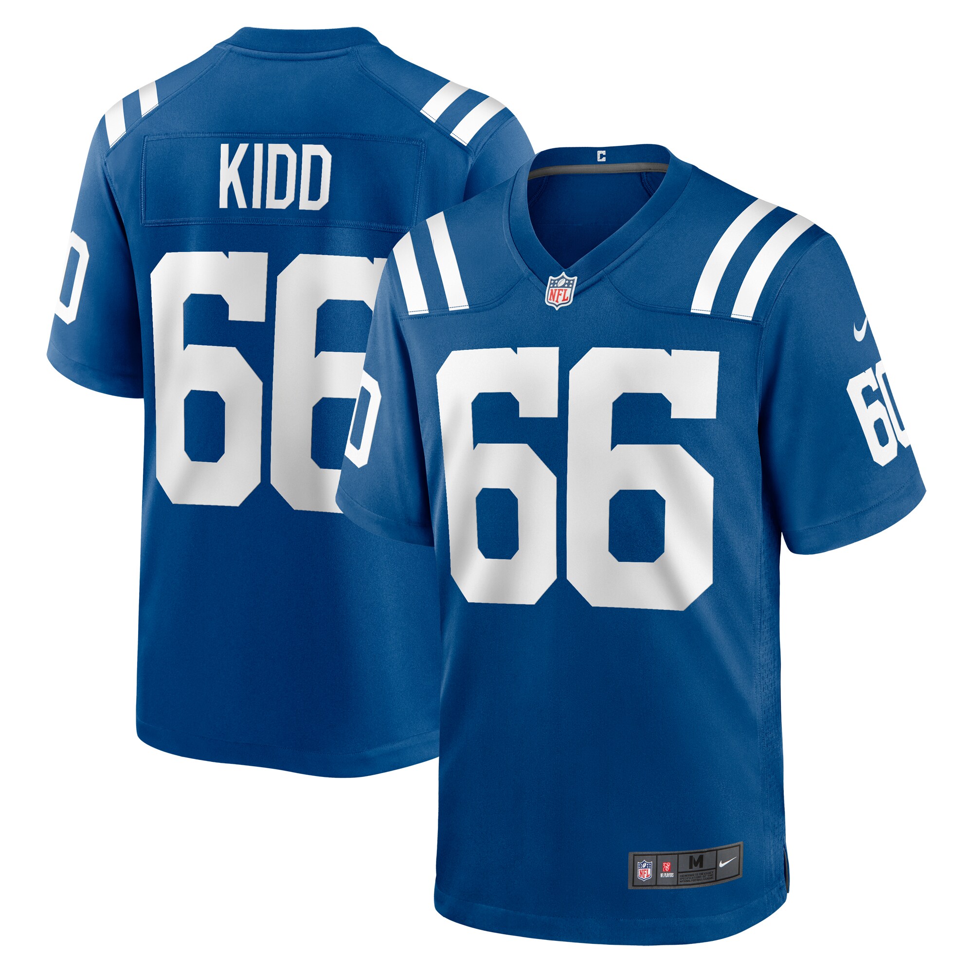 Indianapolis Colts Lewis Kidd Royal Game NFL Jersey Men's