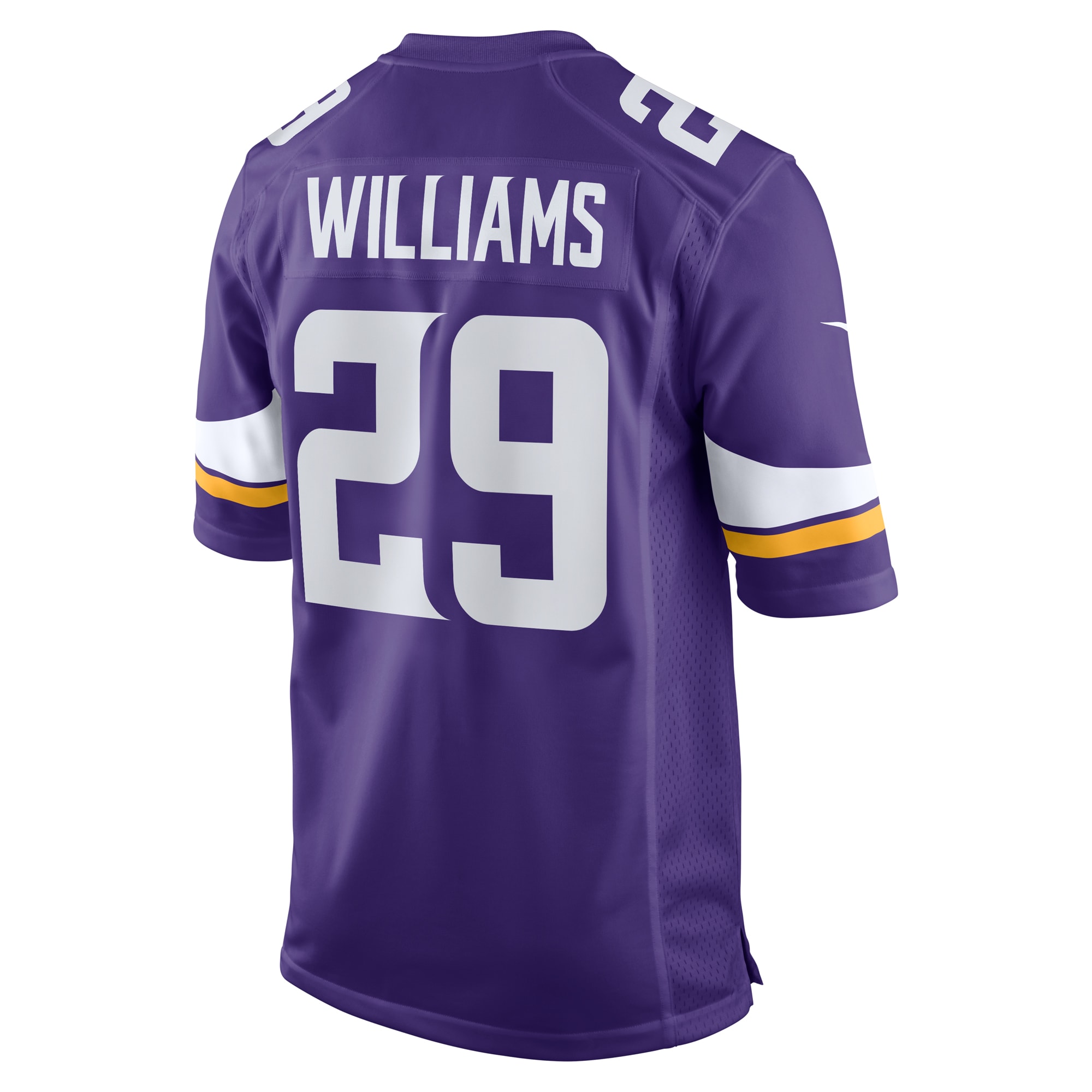 Minnesota Vikings Joejuan Williams Purple Game NFL Jersey Men's