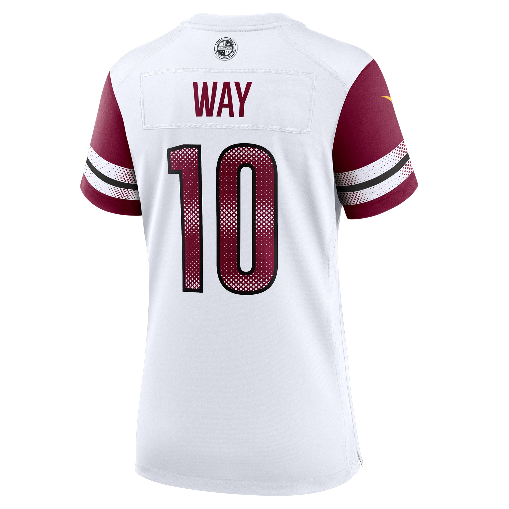 Washington Commanders Tress Way White Game NFL Jersey Women's