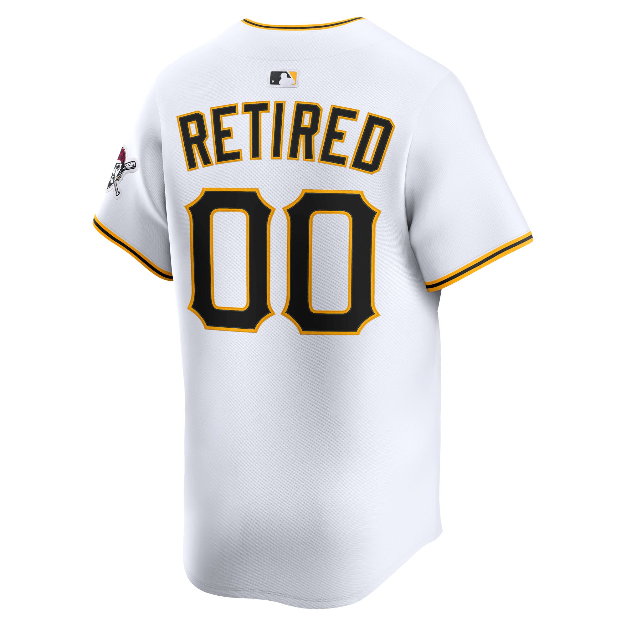 Pittsburgh Pirates White Home Limited Pick-A-Player Retired Roster MLB Jersey Men's