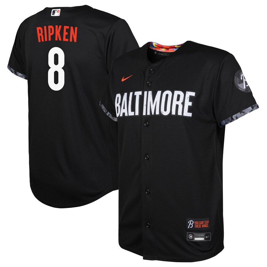 Cal Ripken Baltimore Orioles Toddler City Connect Player Jersey Black