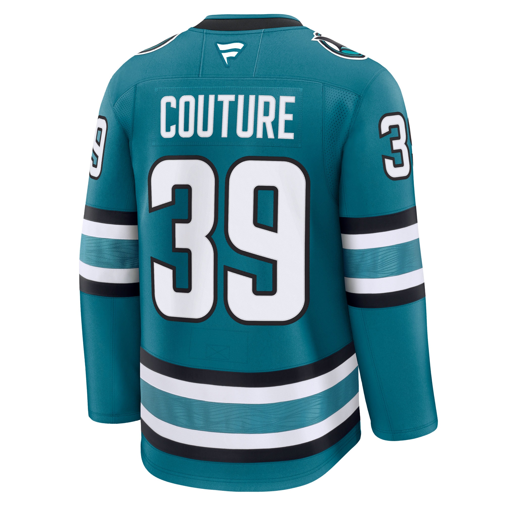 San Jose Sharks Logan Couture Teal Home Premium NHL Jersey Men's