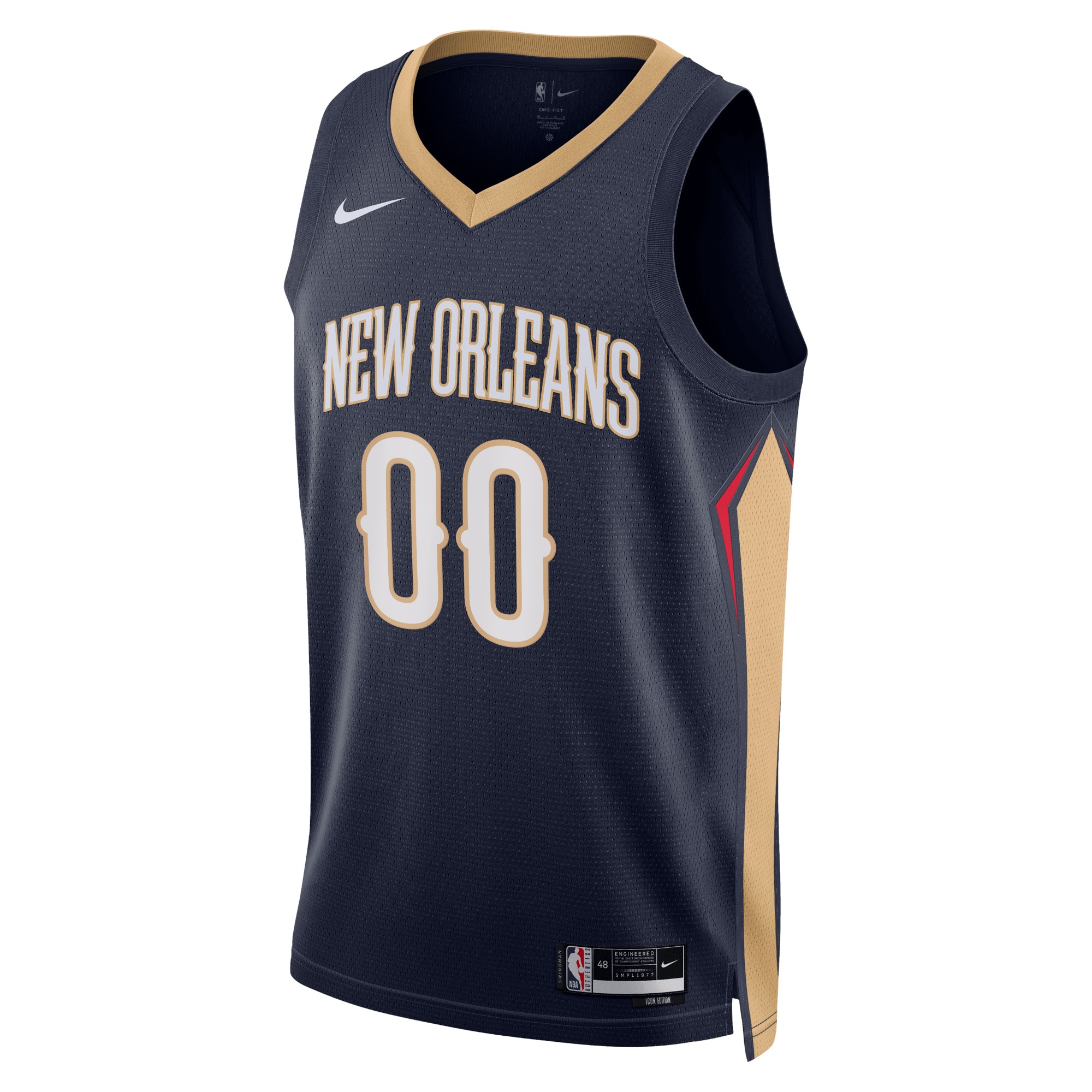 New Orleans Pelicans Icon Swingman Custom Unisex NBA Jersey Unisex