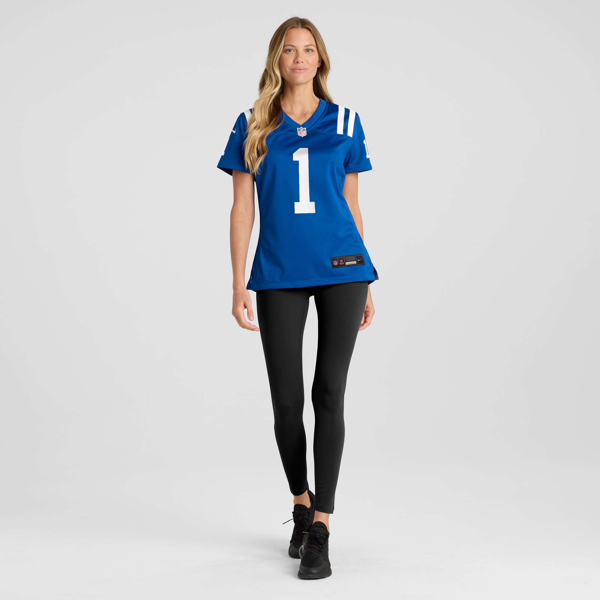 Indianapolis Colts Number 1 Bride Royal Game NFL Jersey Women's