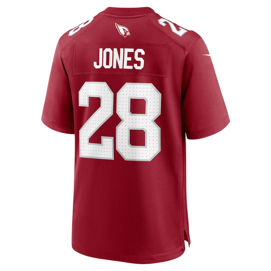 Elijah Jones 28 Arizona Cardinals Team Game Cardinal NFL Jersey Men's