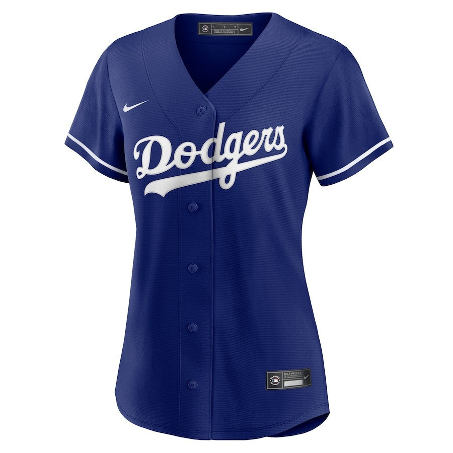 Shohei Ohtani 17 Los Angeles Dodgers Signed MVP 2023 Alternate Royal MLB Jersey Women's