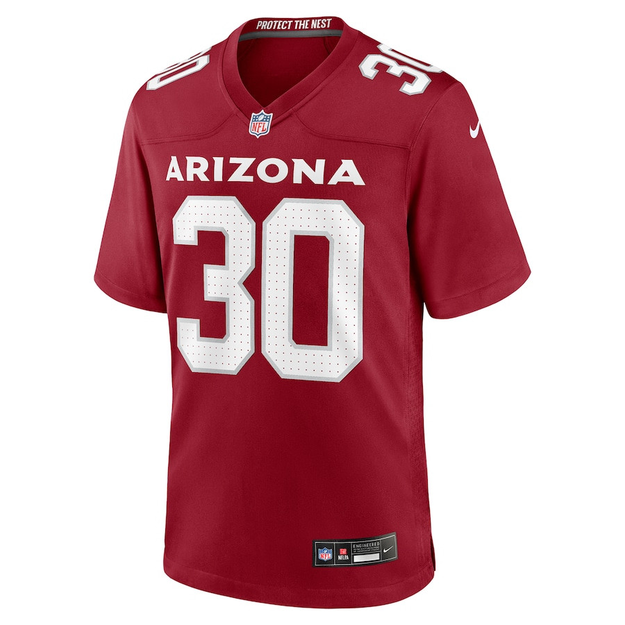 Darren Hall 30 Arizona Cardinals Team Game Cardinal NFL Jersey Men's