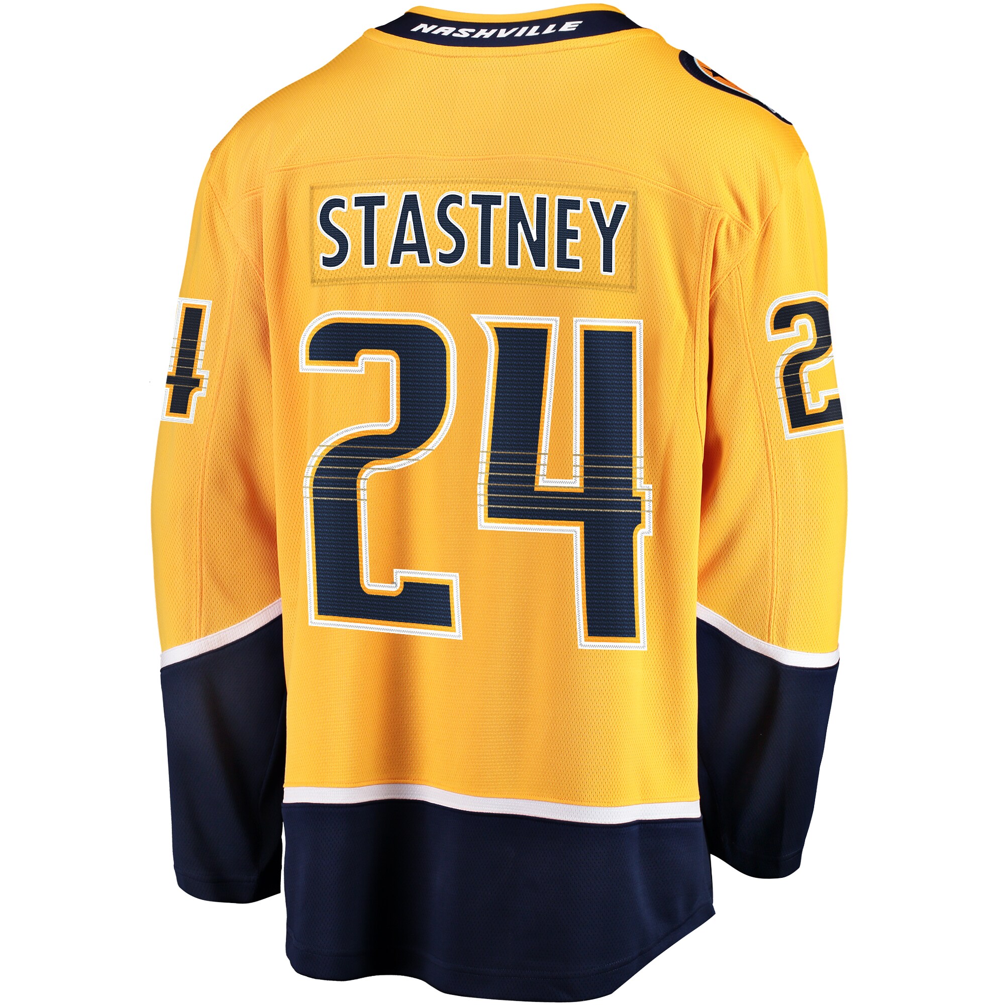 Nashville Predators Spencer Stastney Gold Premier Breakaway Player NHL Jersey Men's