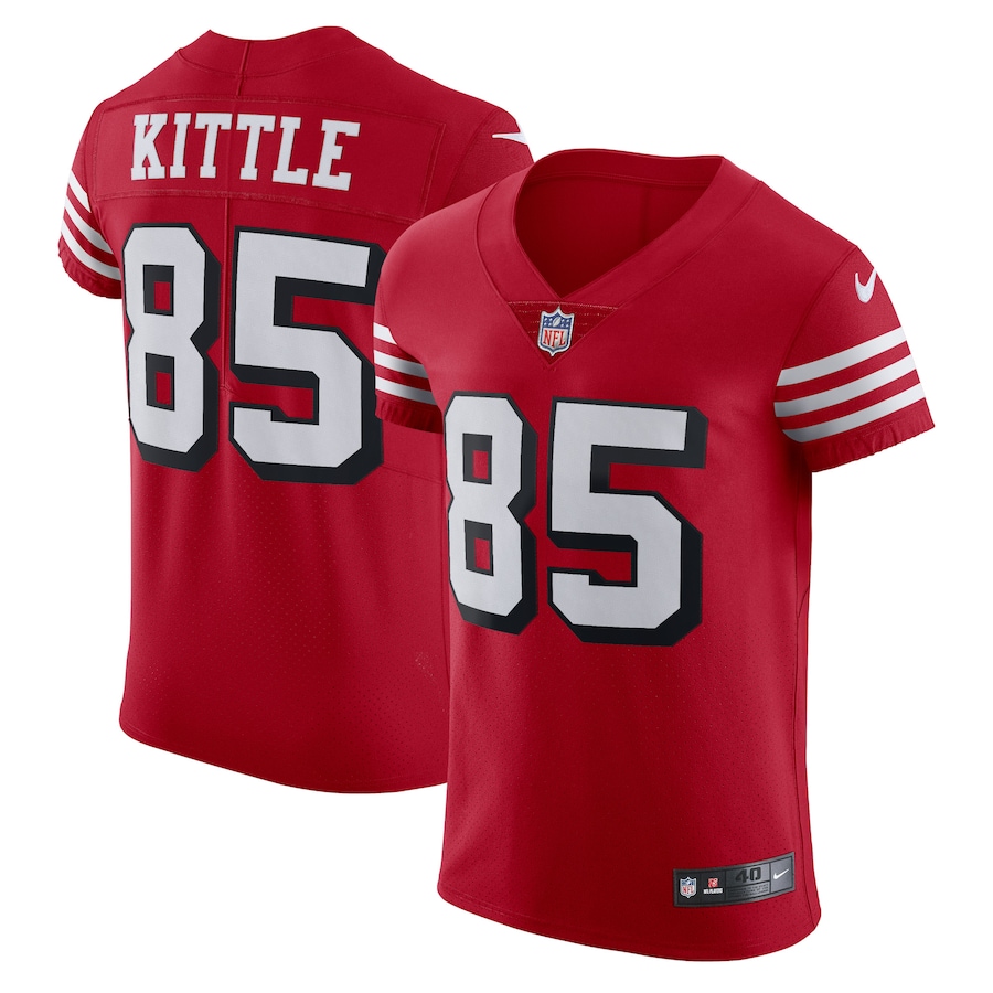 San Francisco 49ers Nike Vapor Elite Custom Jersey - Scarlet
