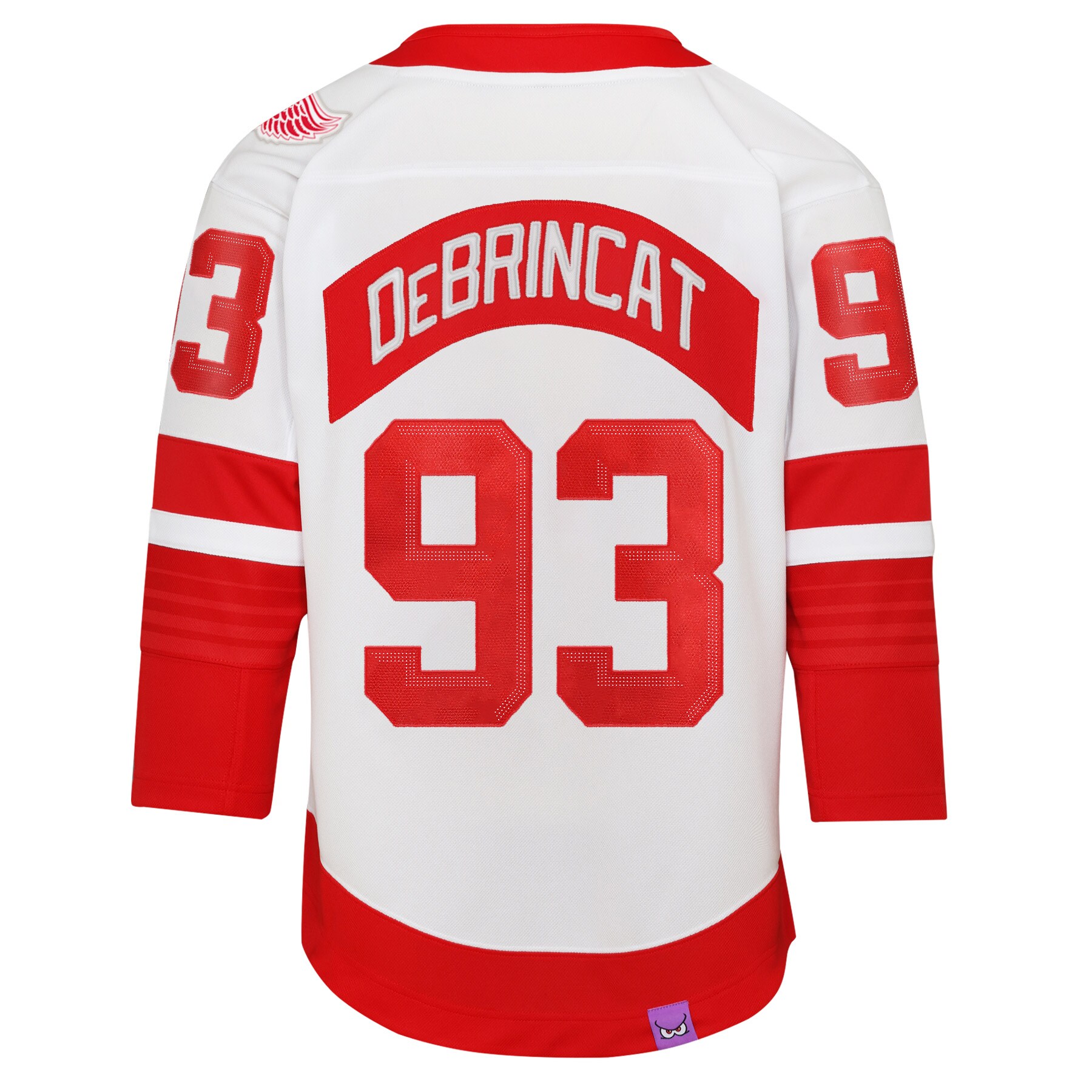 Detroit Red Wings Alex DeBrincat White 2025 Stadium Series Premier Player NHL Jersey Youth