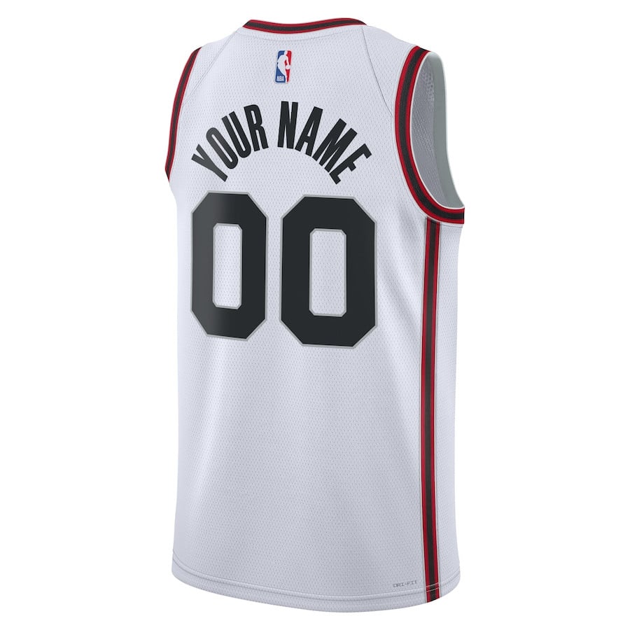 Houston Rockets Unisex 2024/25 Custom Swingman City Editio White NBA Jersey Unisex