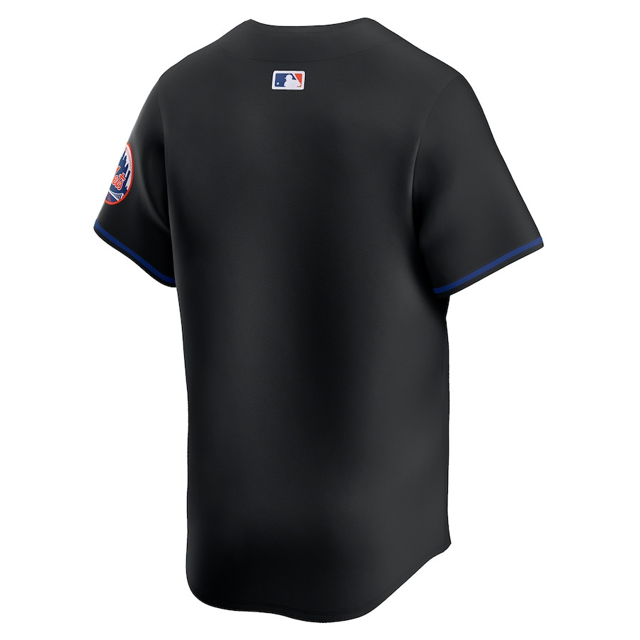 New York Mets Alternate Limited Black MLB Jersey Men's