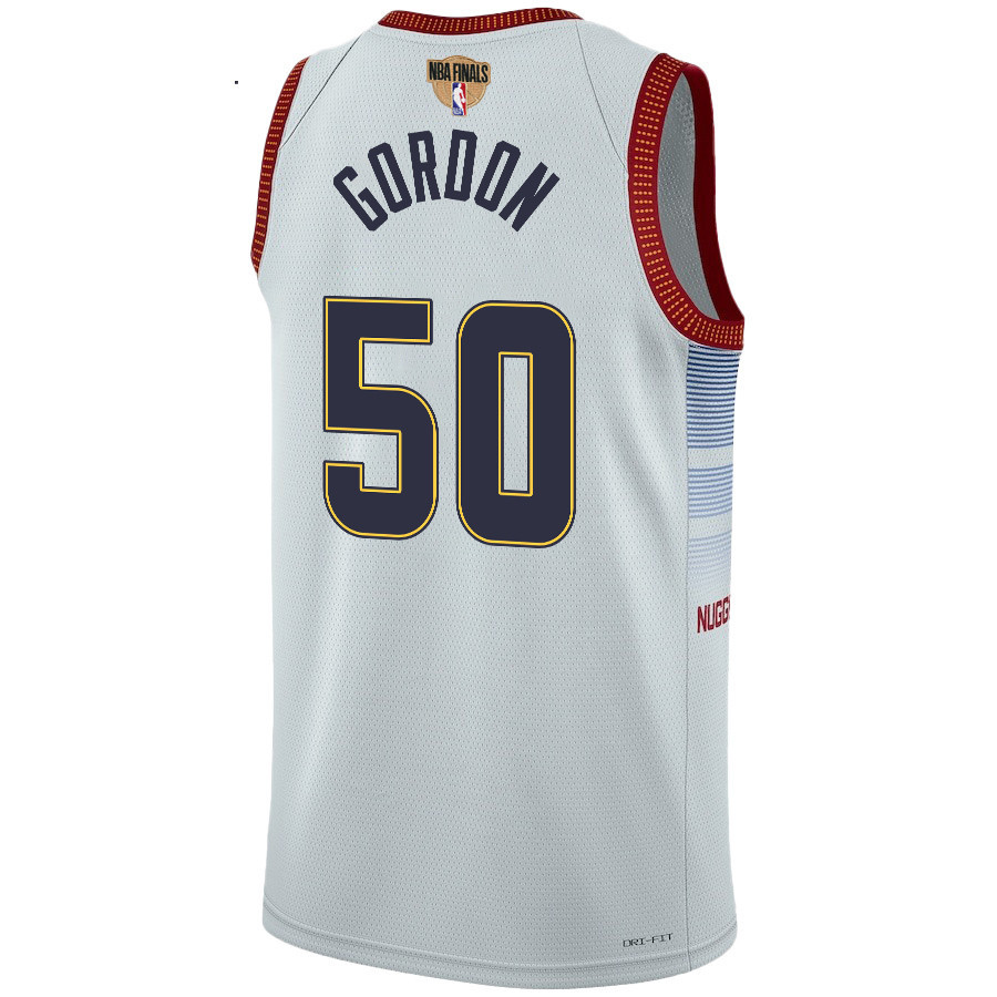 Aaron Gordon 50 Denver Nuggets Final Champions 2023 Swingma White NBA Jersey Youth