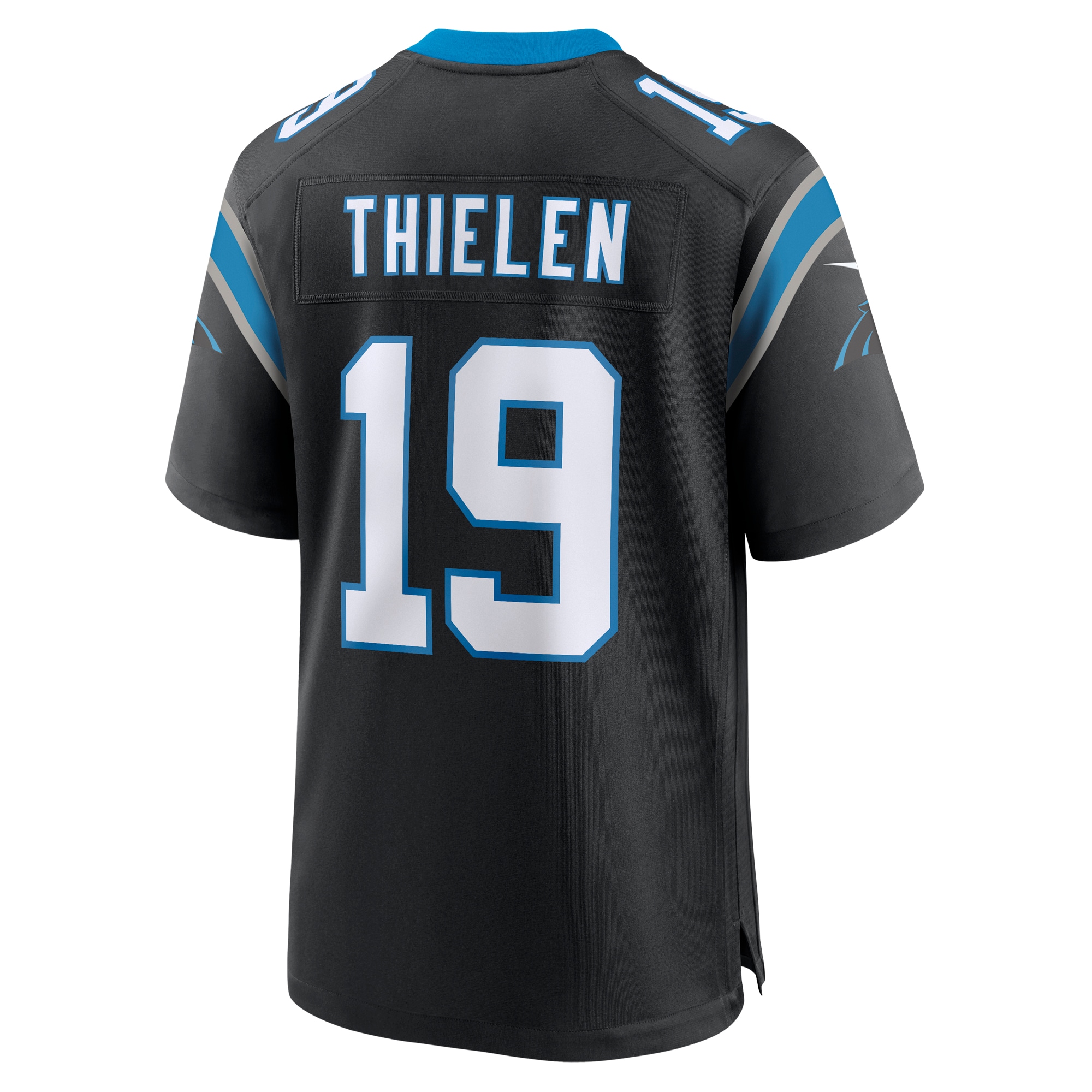 Carolina Panthers Adam Thielen Black Team Game NFL Jersey Men's