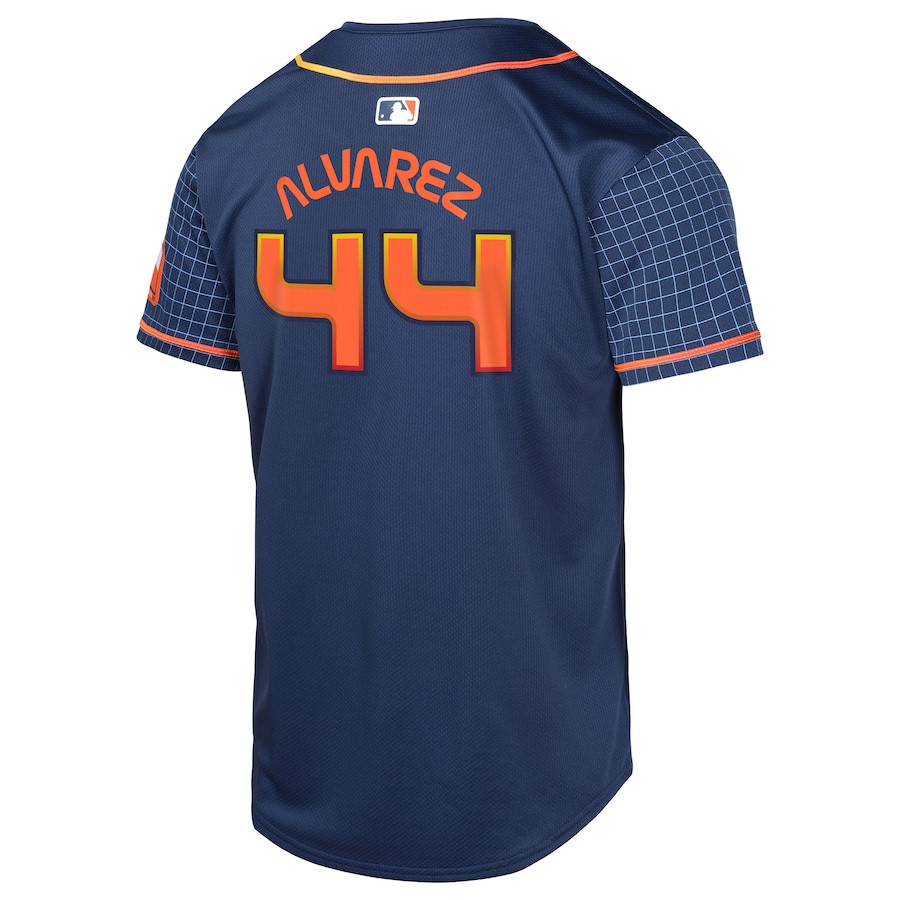 Yordan Alvarez 44 Houston Astros City Connect Limited Navy MLB Jersey Youth